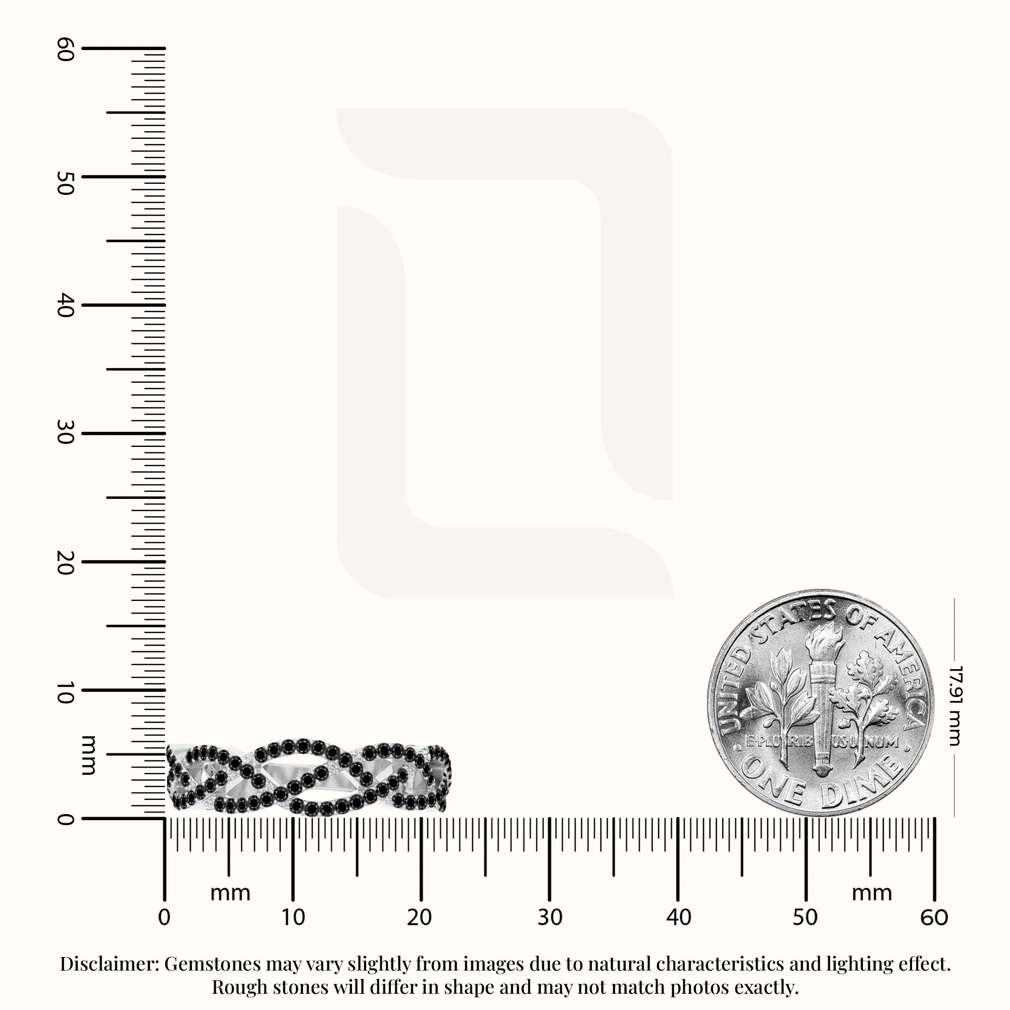 natural black onyx twisted braided wedding band rings in sterling silver 