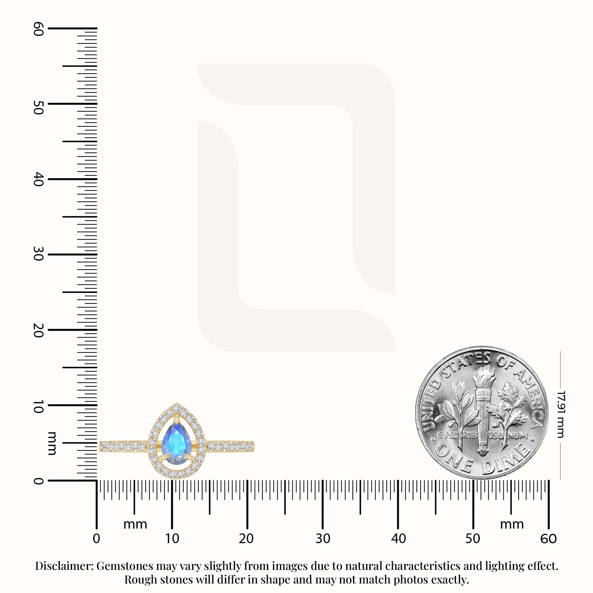 natural labradorite solitaire halo engagement rings in yellow gold vermeil
