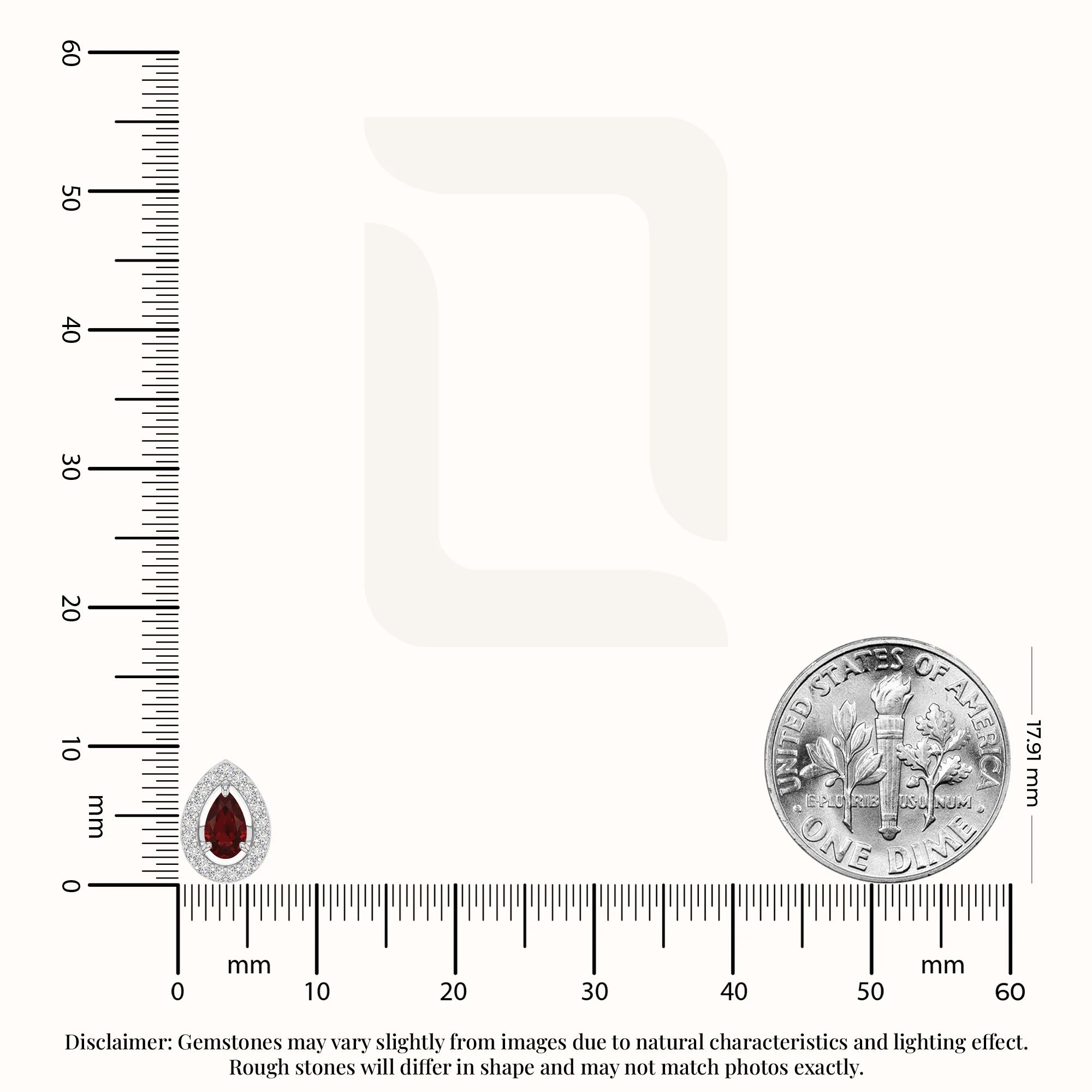 natural garnet halo stud earrings in sterling silver 