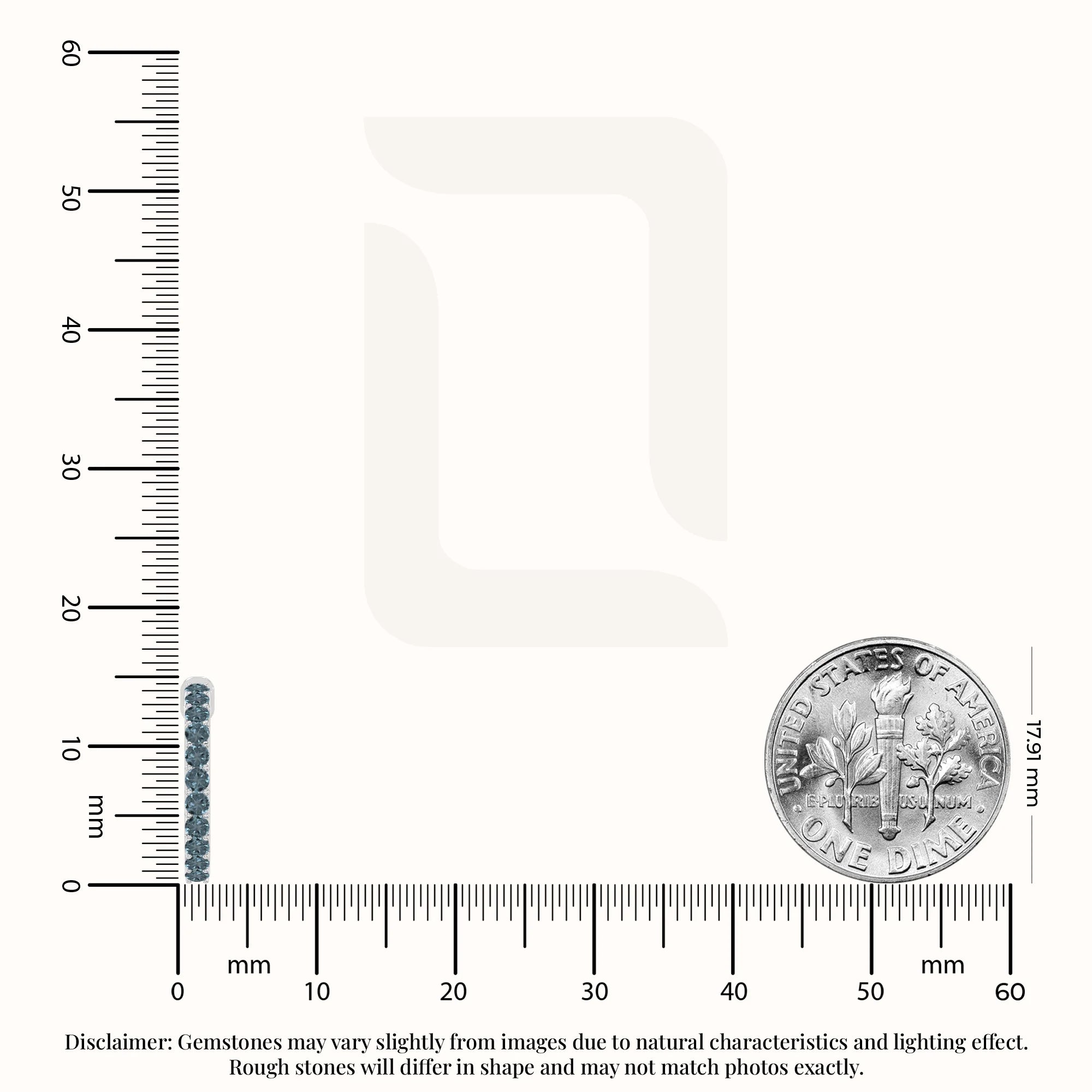 natural london-blue-topaz hoop earrings in sterling silver 