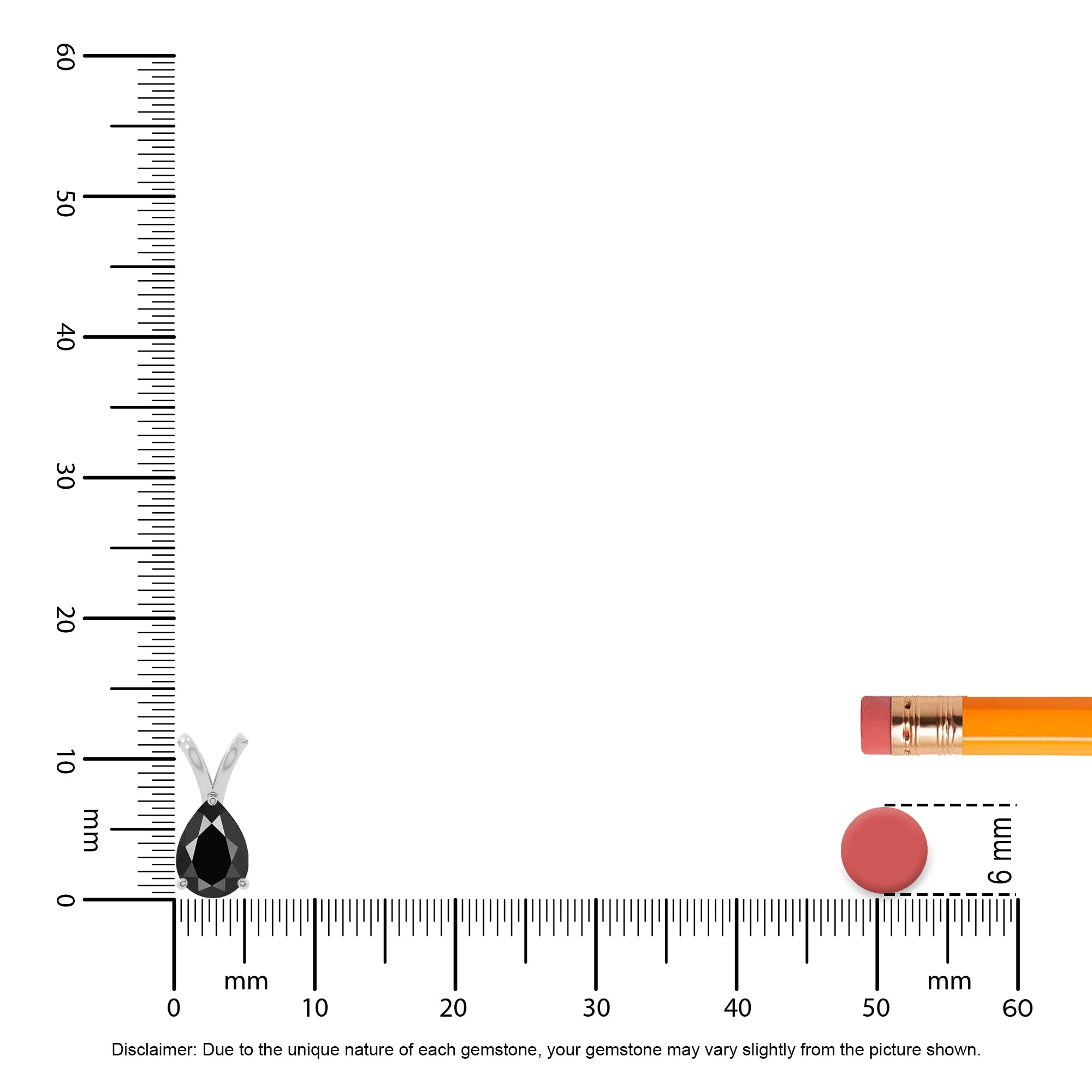 natural black-onyx v-bale solitaire necklaces in sterling silver 