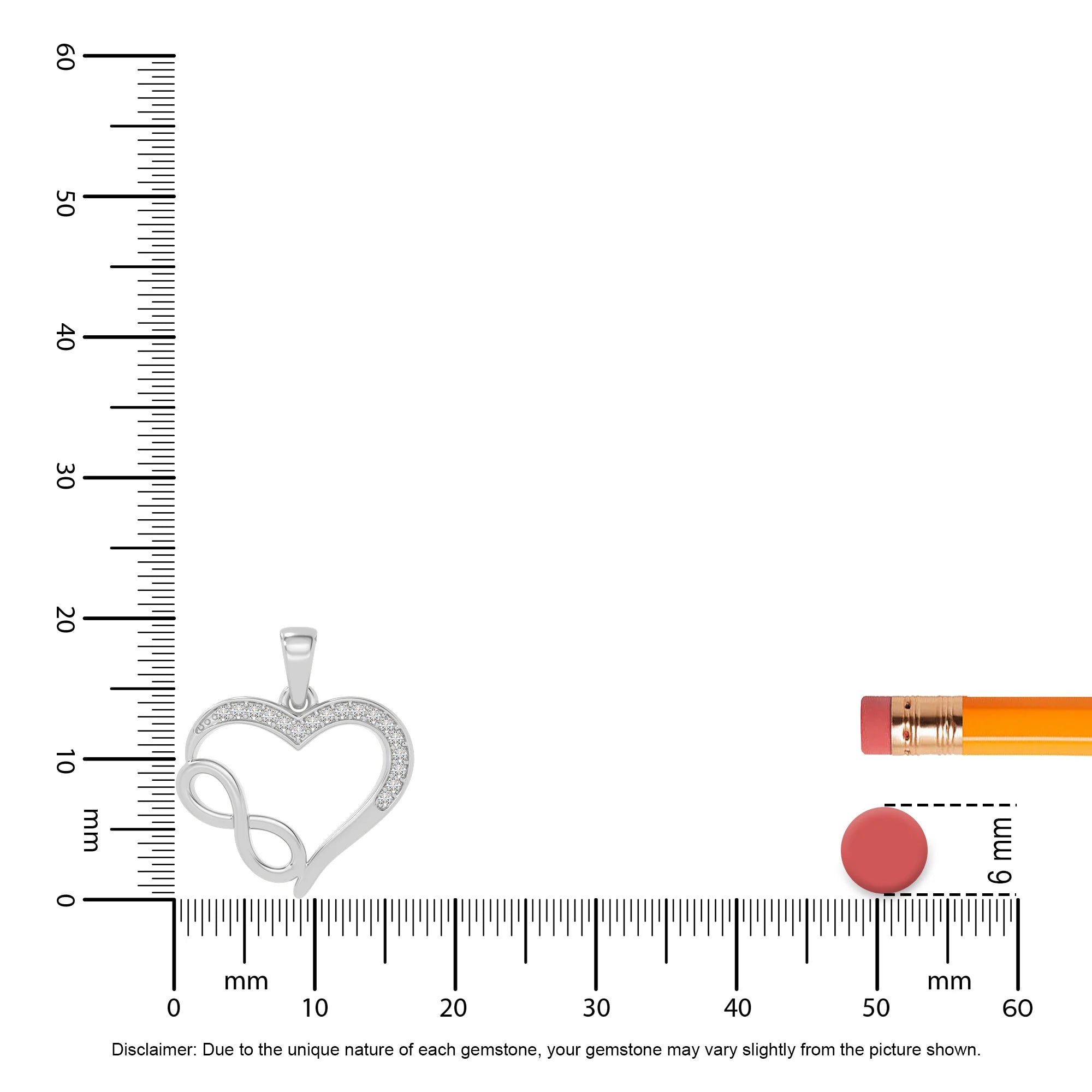 moissanite infinity necklaces in sterling silver 