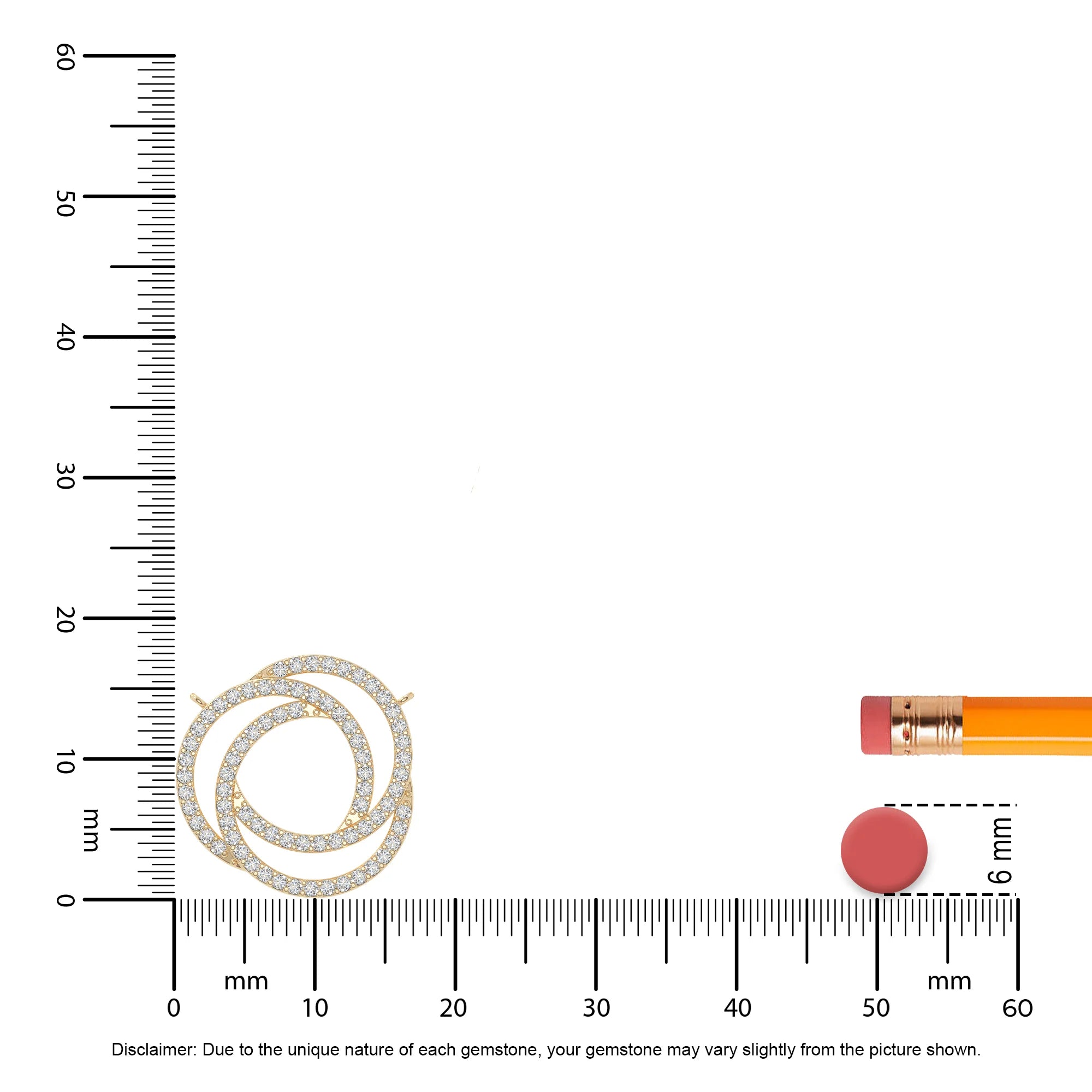 moissanite infinity love knot necklaces in yellow gold vermeil 