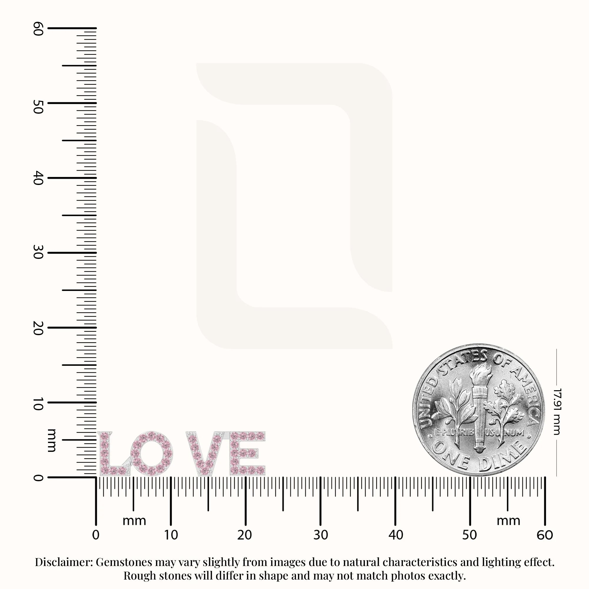 natural pink-tourmaline love stud earrings in sterling silver 