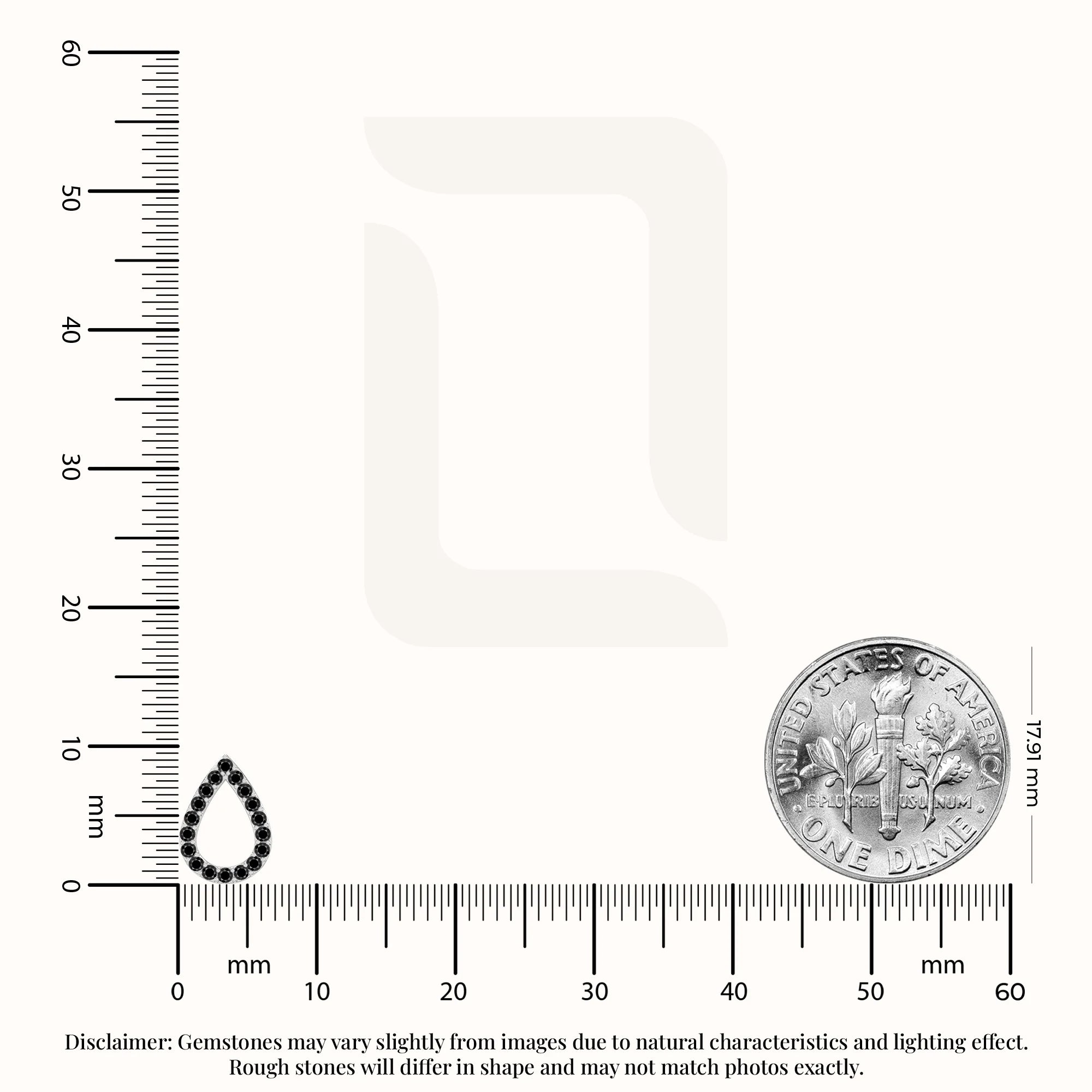 natural black-onyx teardrop stud earrings in sterling silver 