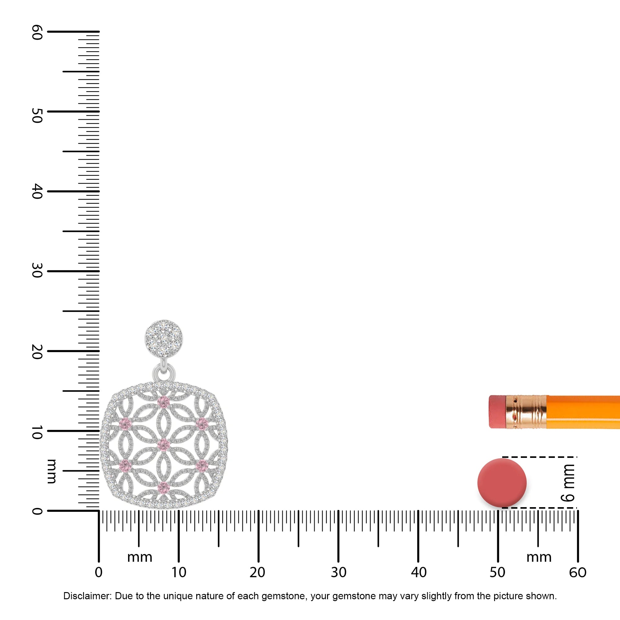 natural pink-tourmaline infinity love knot necklaces in sterling silver 