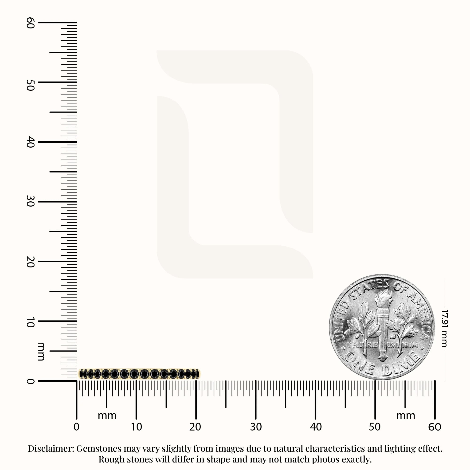natural black onyx half eternity band rings in yellow gold vermeil