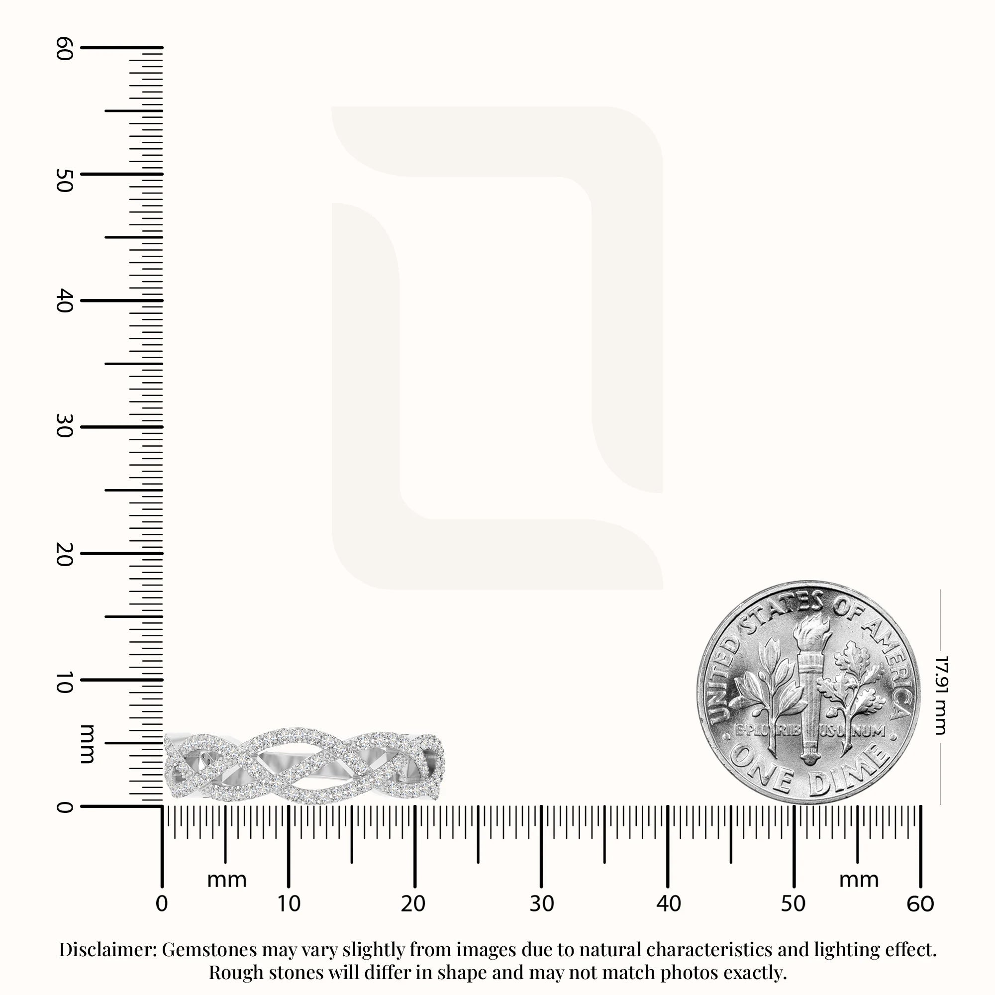 natural moissanite twisted braided wedding band rings in sterling silver 