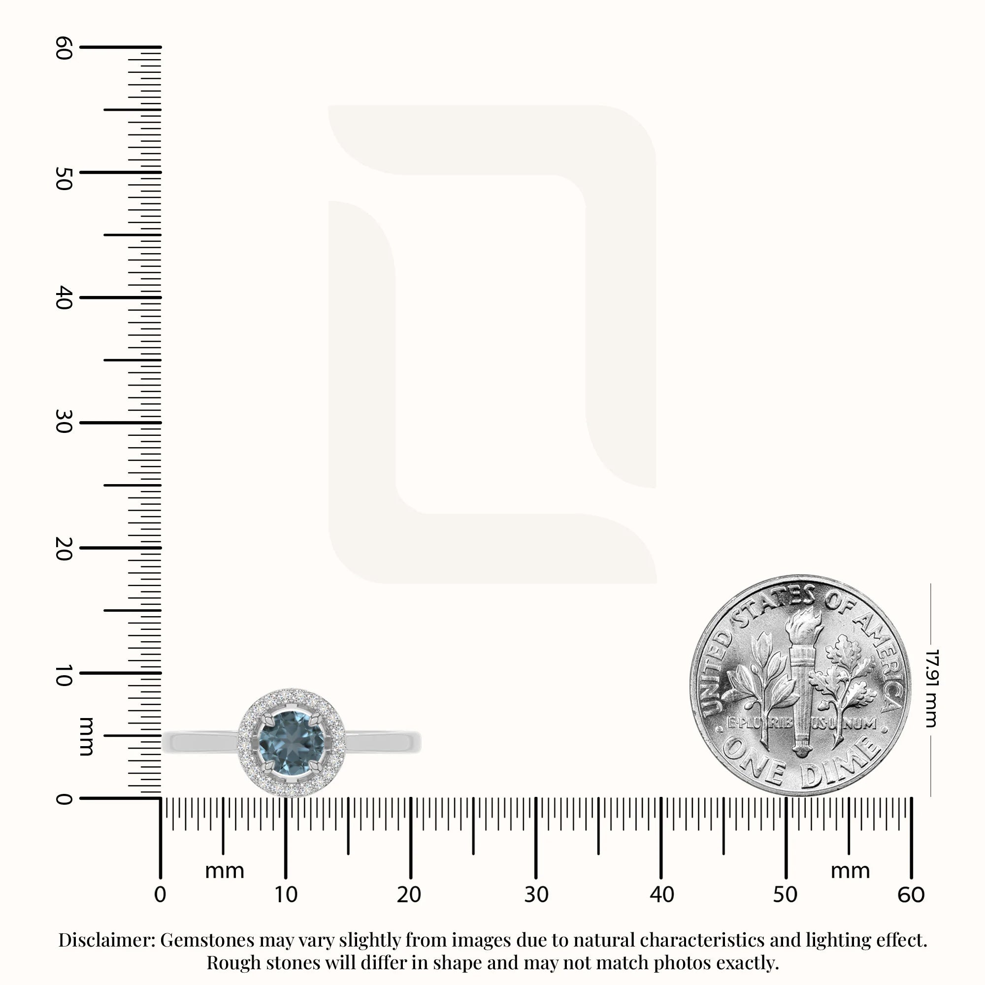 natural london blue topaz solitaire halo engagement rings in sterling silver 