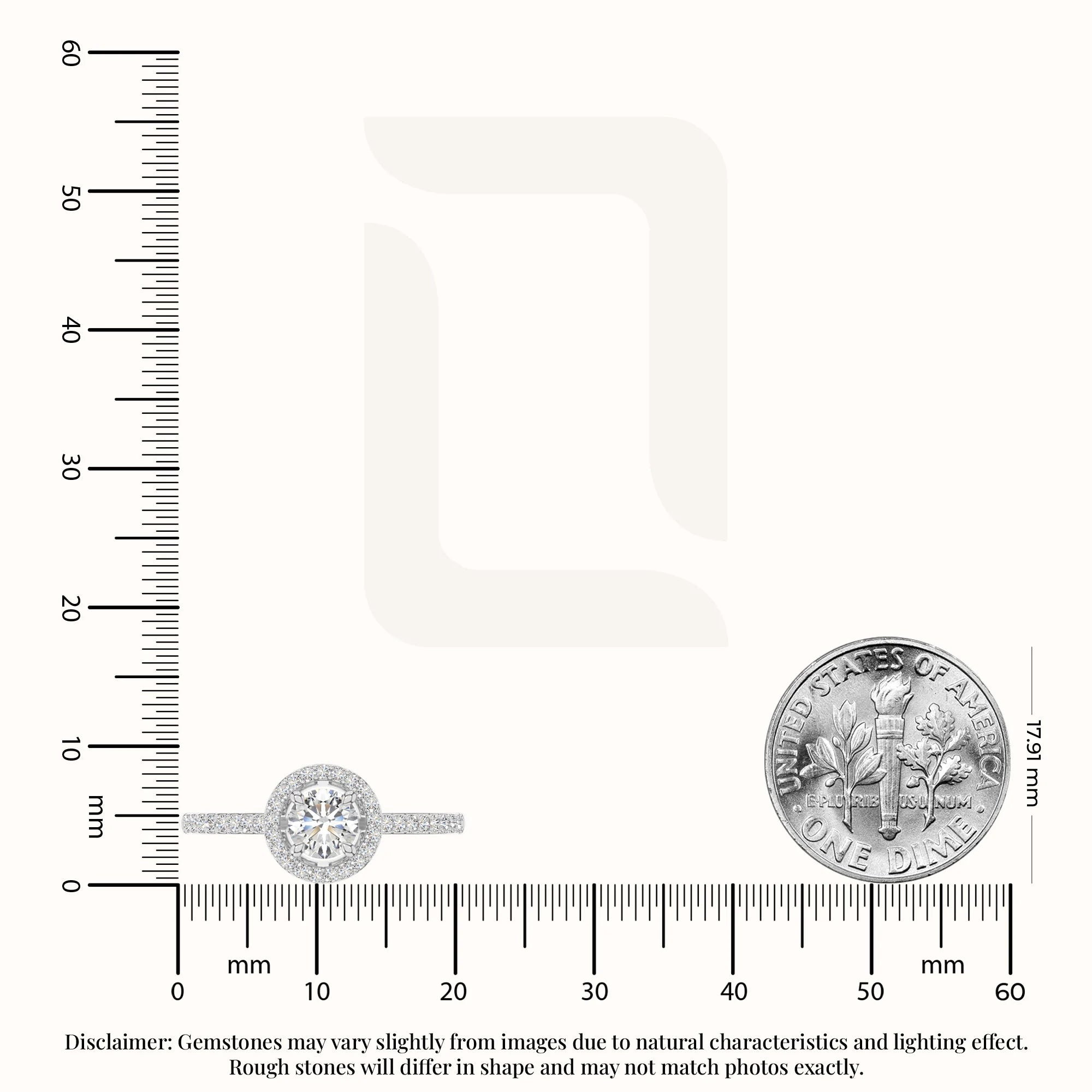 natural moissanite solitaire halo engagement rings in sterling silver 