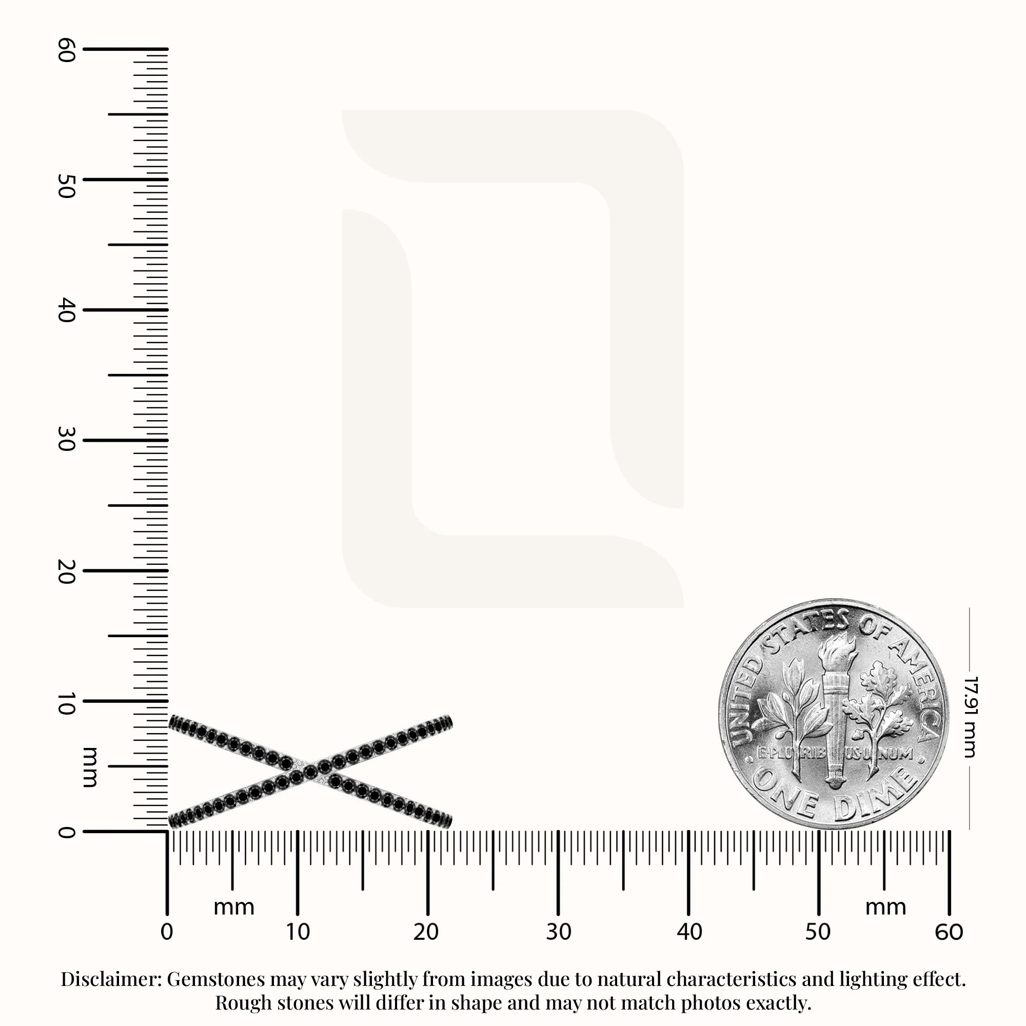 natural black onyx criss cross band rings in sterling silver 