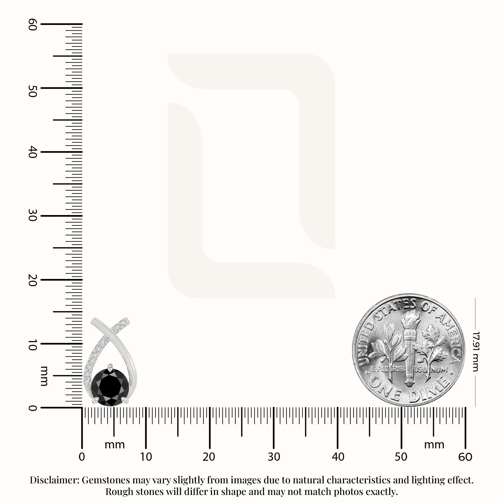 natural black-onyx fishtail stud earrings in sterling silver 