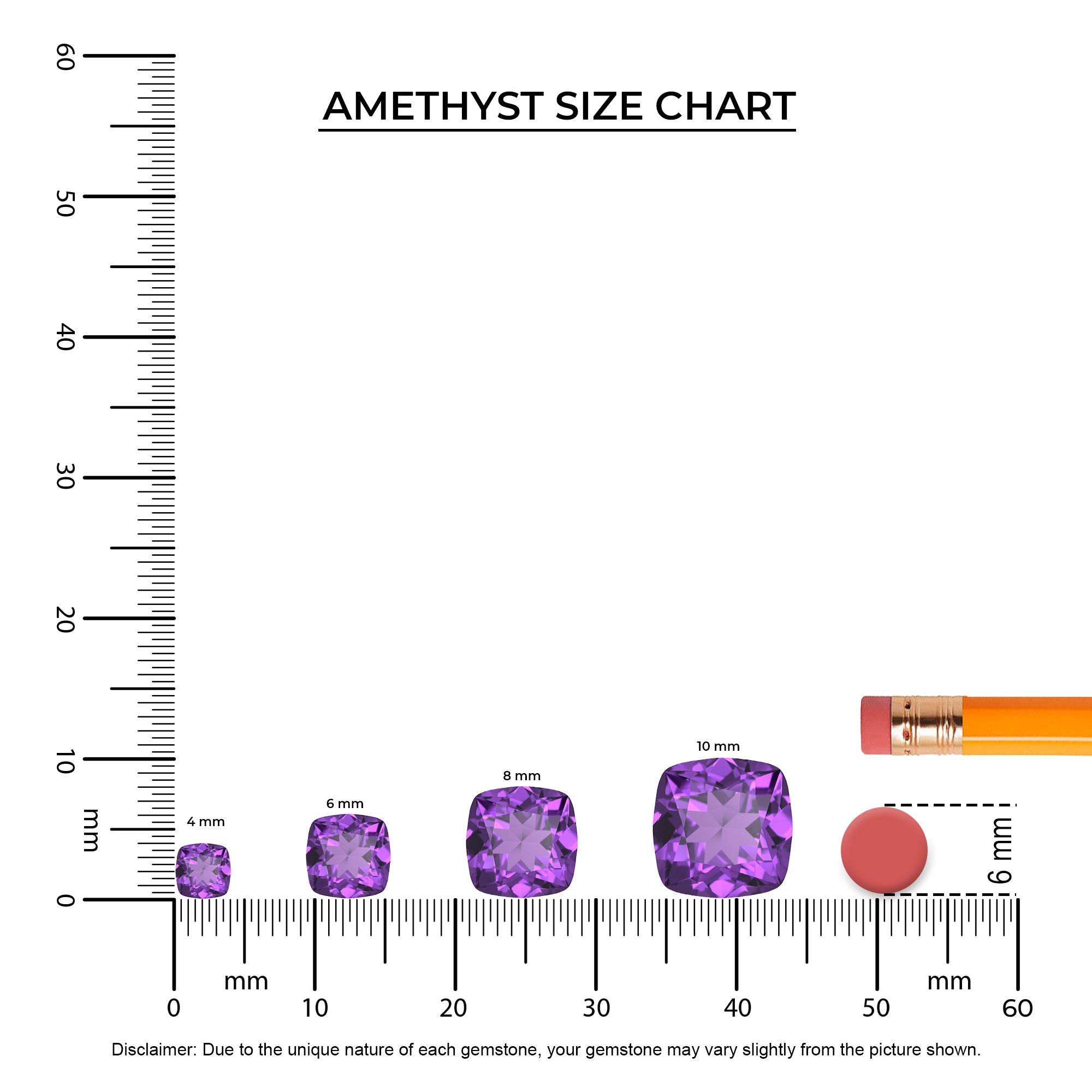 lab grown amethyst cushion solitaire engagement ring