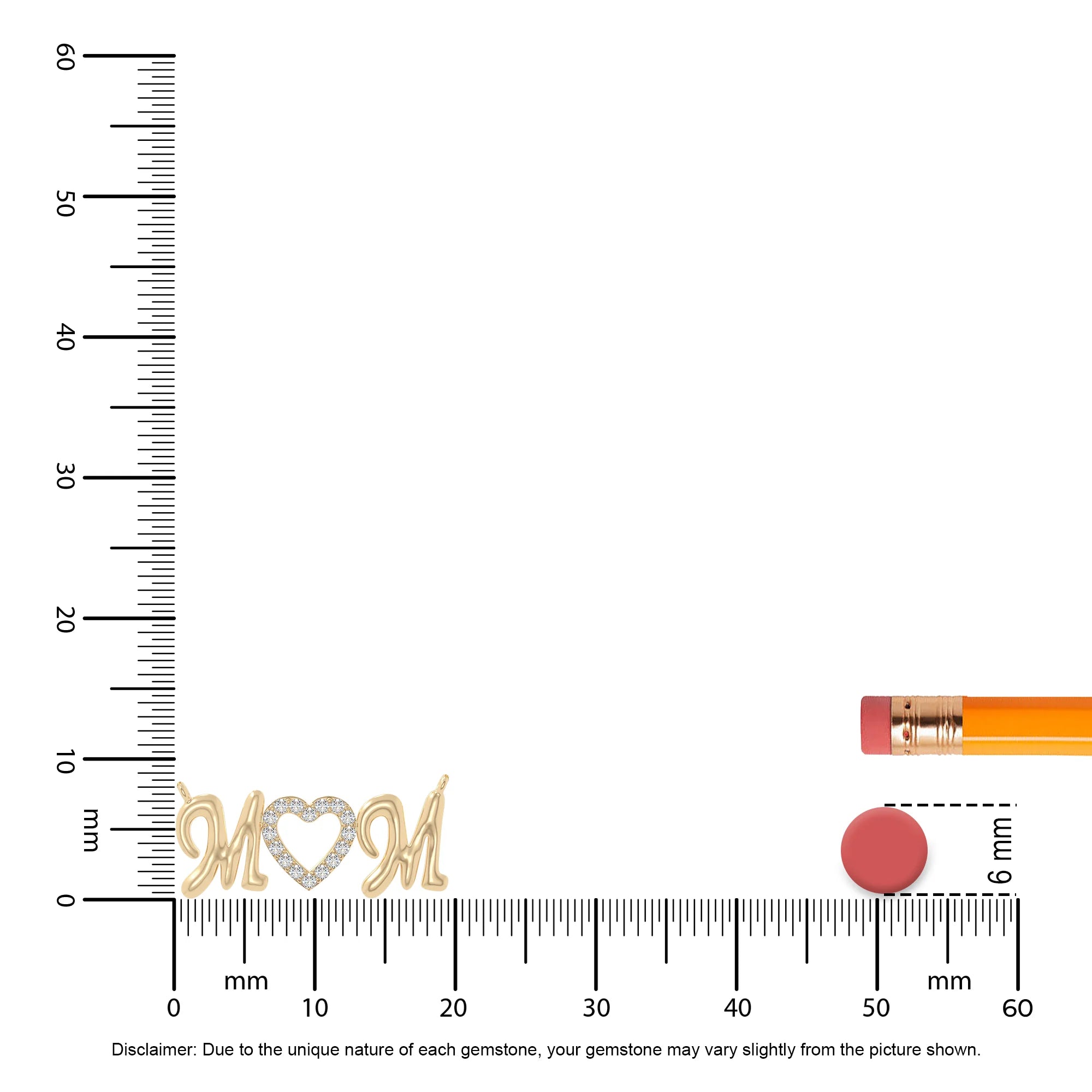 moissanite mom heart necklaces in yellow gold vermeil 