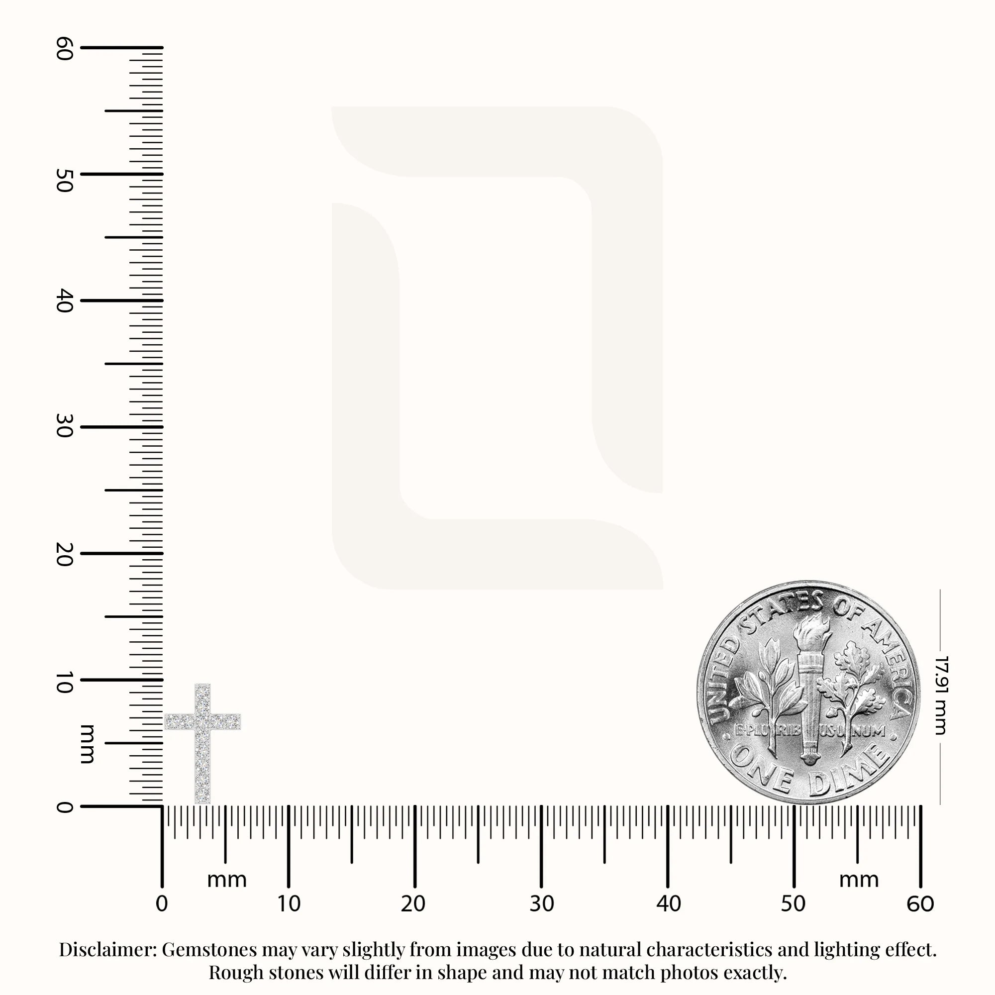 moissanite cross stud earrings in sterling silver 