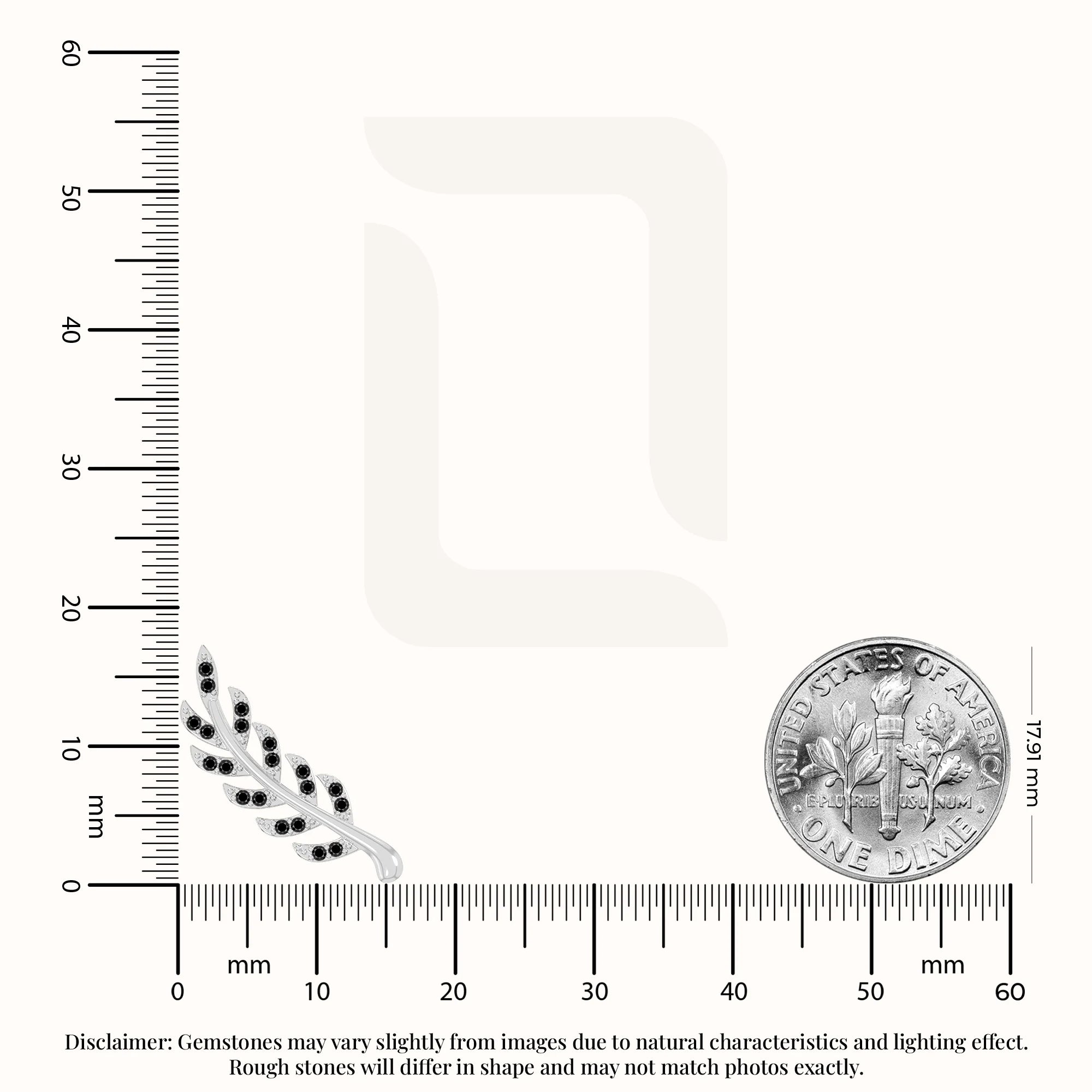 natural black-onyx leaf climber earrings in sterling silver 