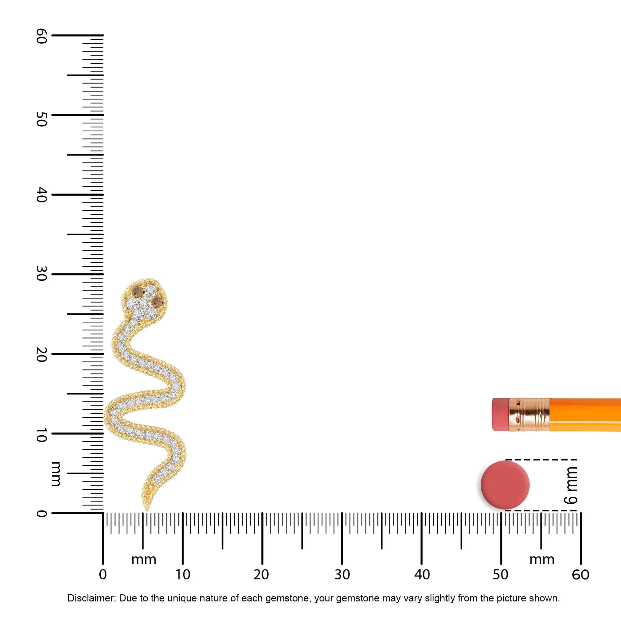 natural citrine snake necklaces in yellow gold vermeil 