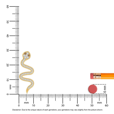 natural citrine snake necklaces in yellow gold vermeil 