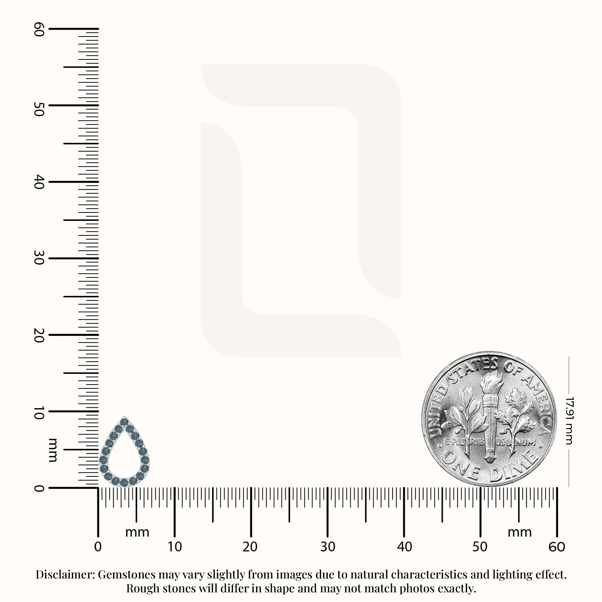 natural london-blue-topaz teardrop stud earrings in sterling silver 