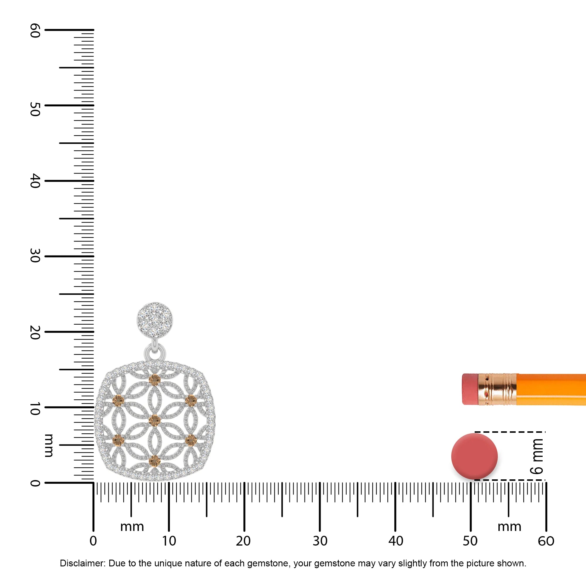 natural citrine infinity love knot necklaces in sterling silver 