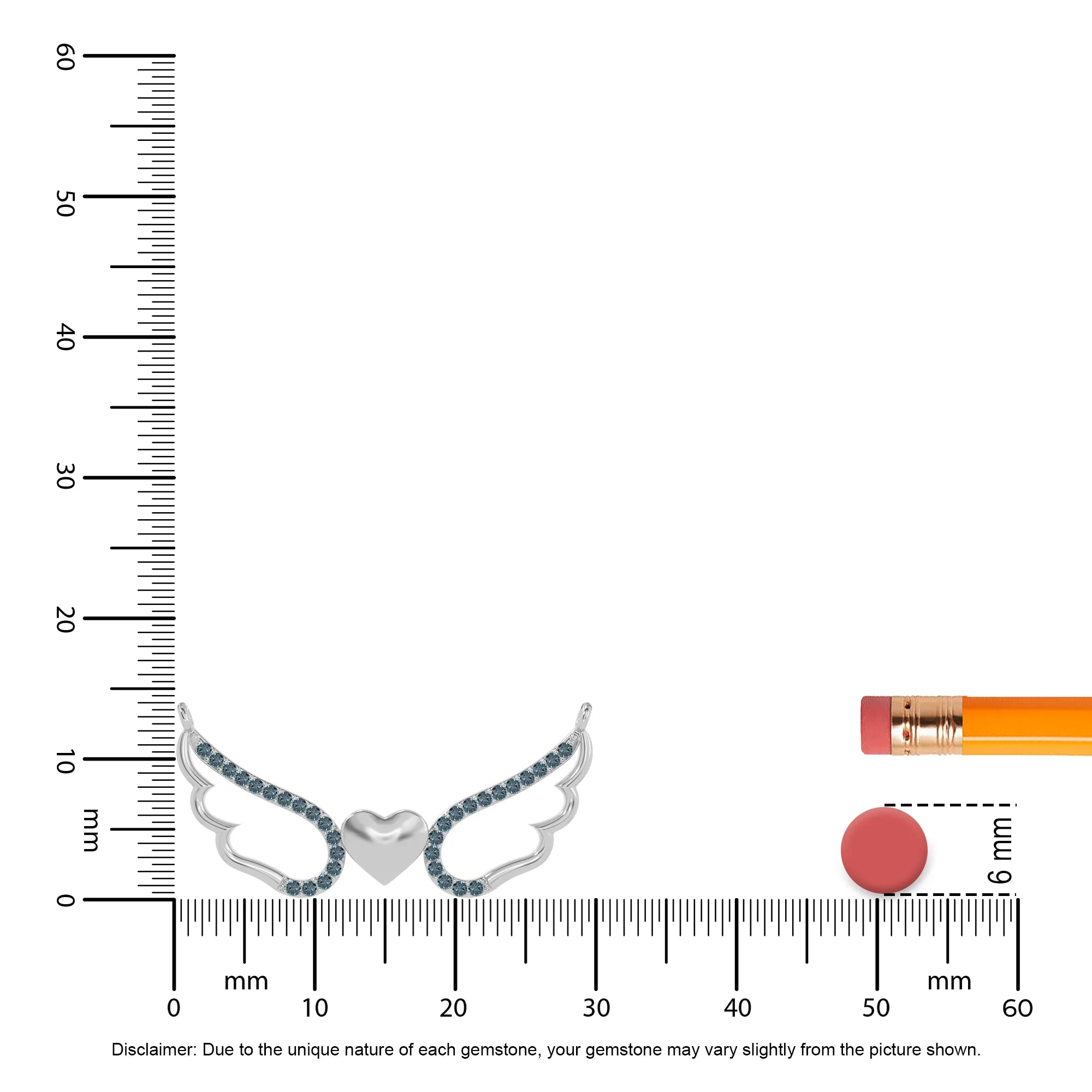 natural london-blue-topaz angel wings heart necklaces in sterling silver 