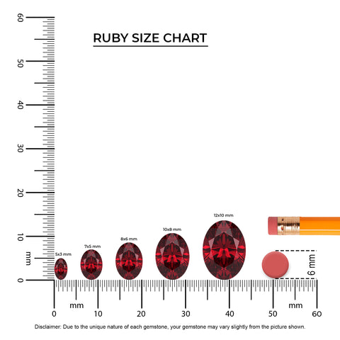 lab-grown ruby oval solitaire engagement ring