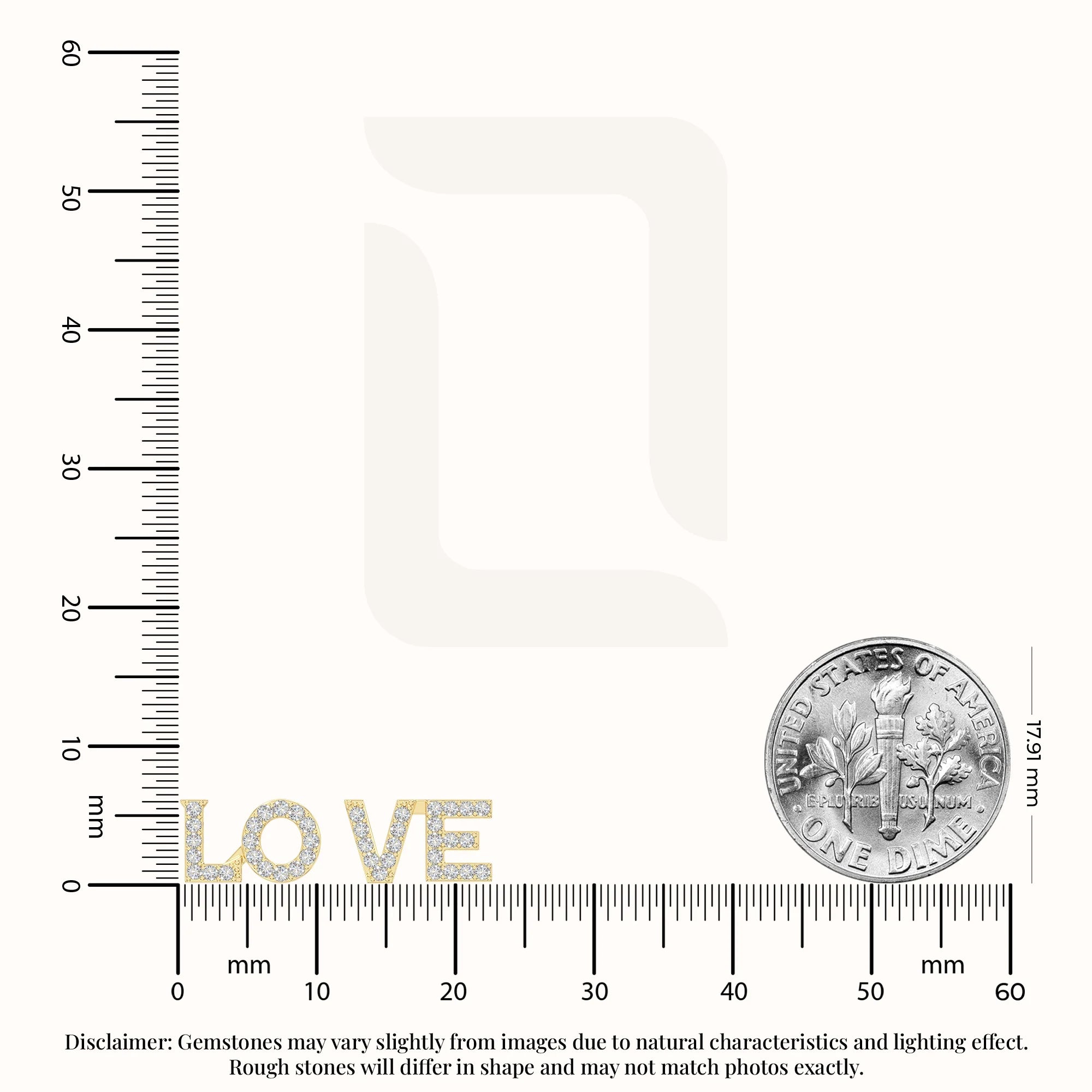 moissanite love stud earrings in yellow gold vermeil 