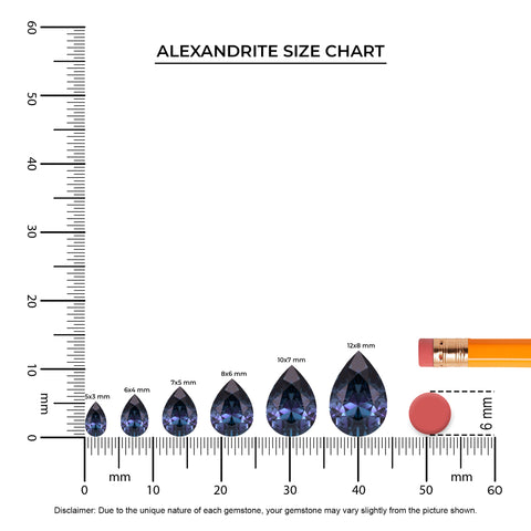 lab grown alexandrite pear double halo earrings with moissanite 