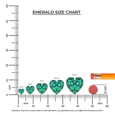 lab-grown emerald heart half eterity halo solitaire engagement ring