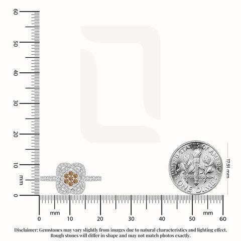 natural citrine infinity promise rings in sterling silver 