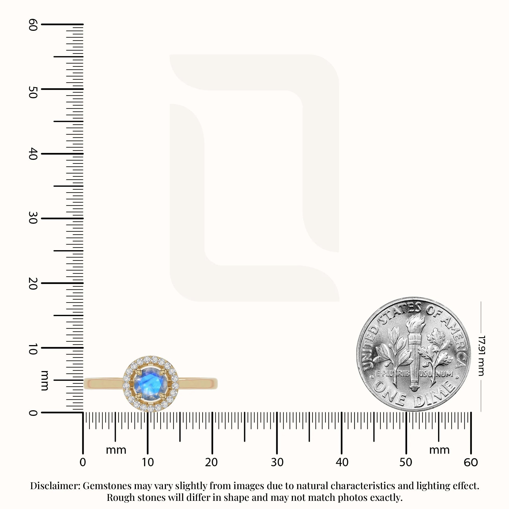natural labradorite solitaire halo engagement rings in yellow gold vermeil