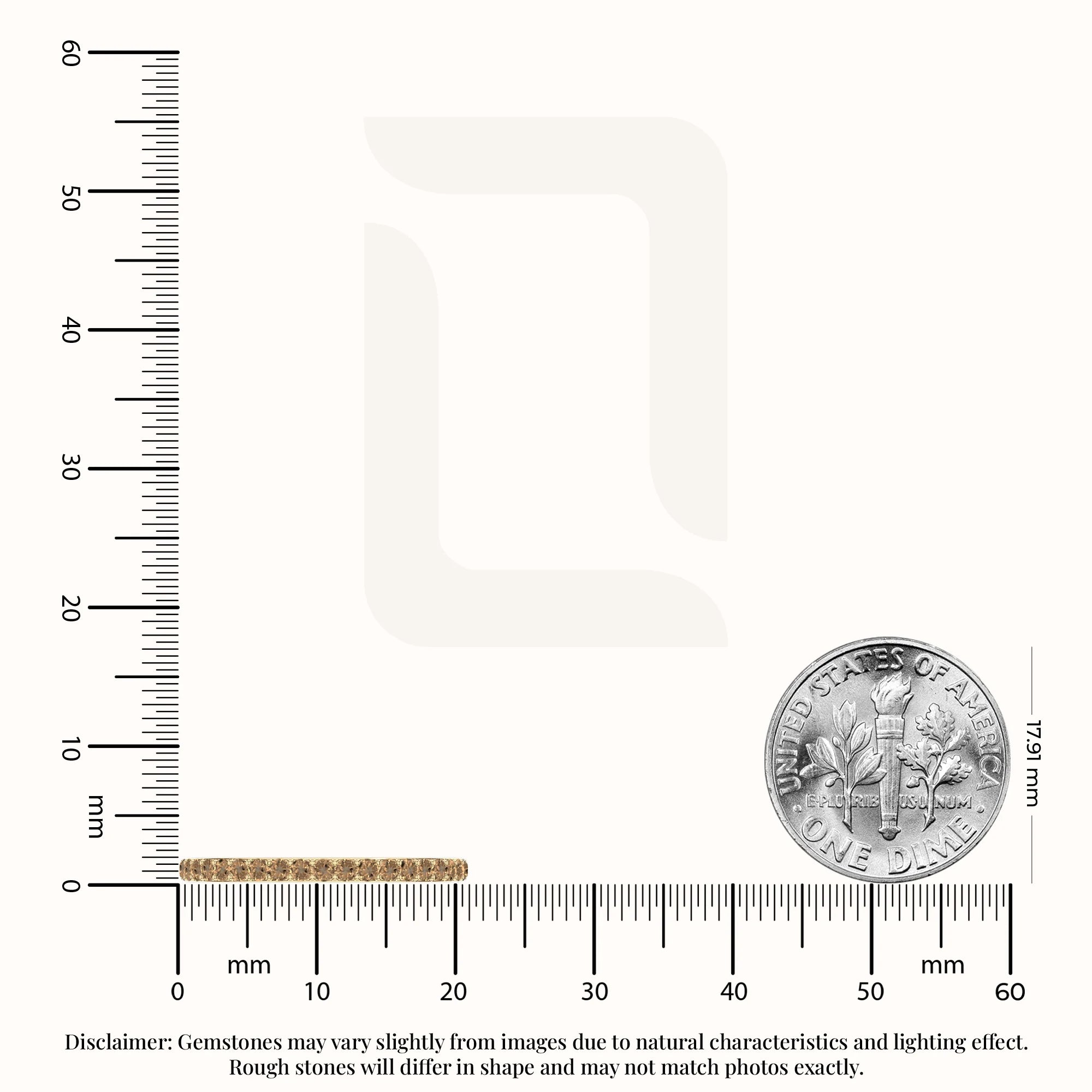 natural citrine eternity band rings in yellow gold vermeil
