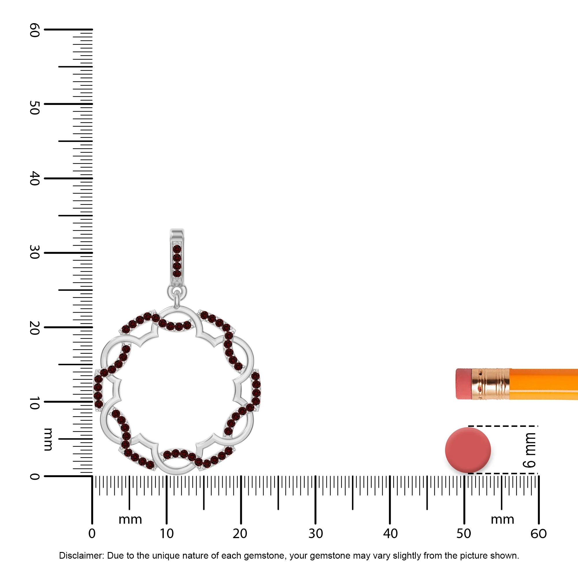 natural garnet infinity love knot necklaces in sterling silver 