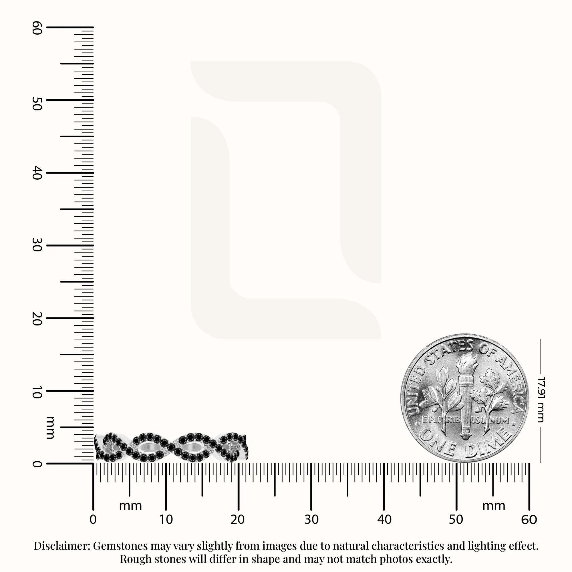 natural black onyx twisted wedding band rings in sterling silver 