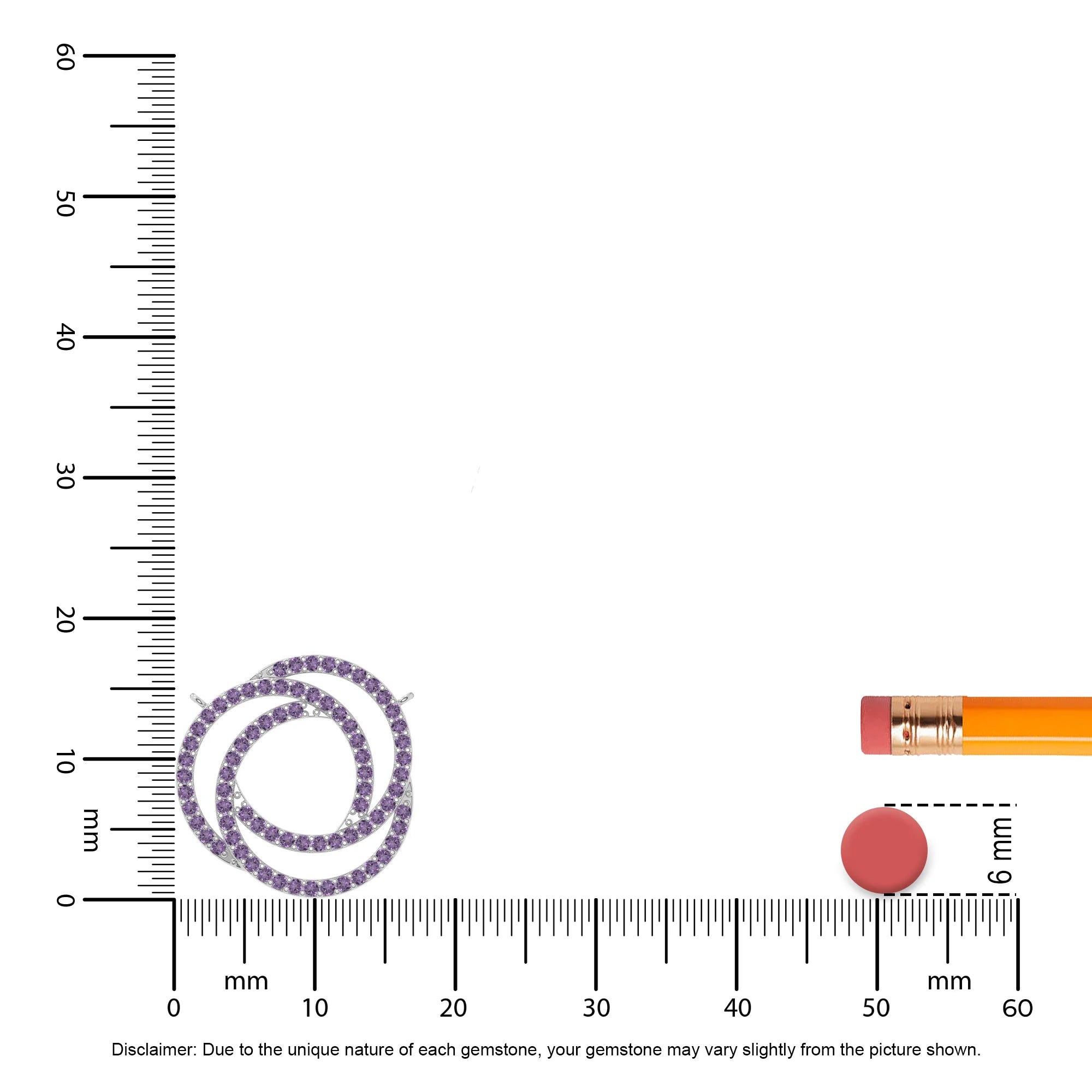 natural amethyst infinity love knot necklaces in sterling silver 