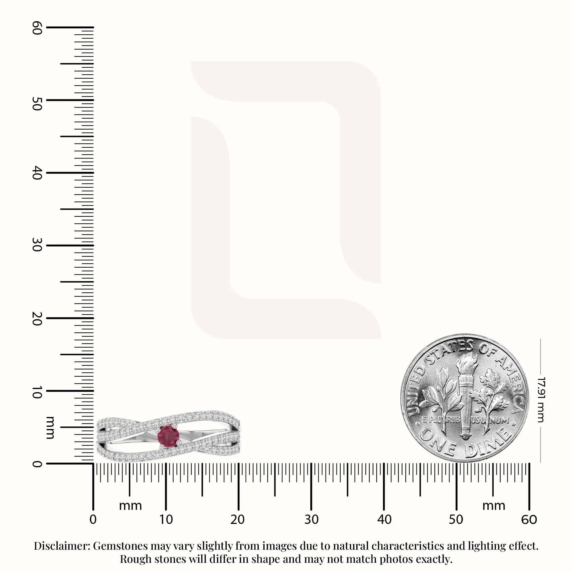 natural ruby promise rings in sterling silver 