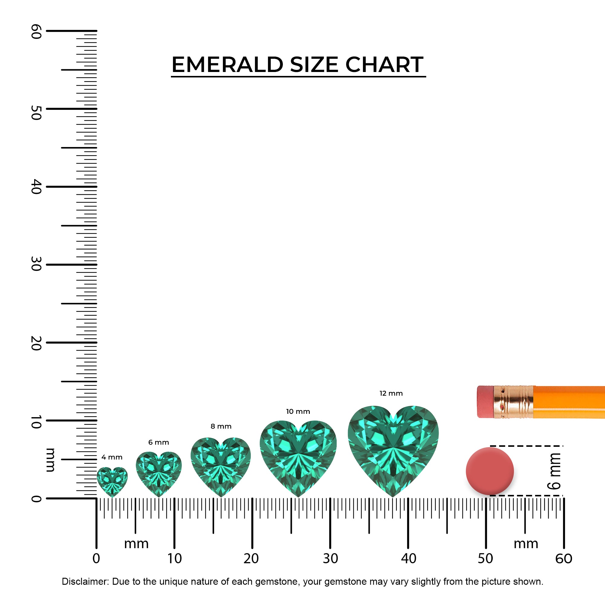 lab-grown emerald heart half eterity solitaire engagement ring