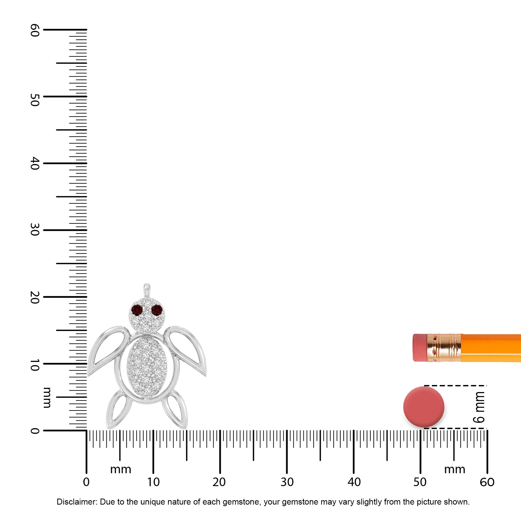 natural garnet turtle necklaces in sterling silver 