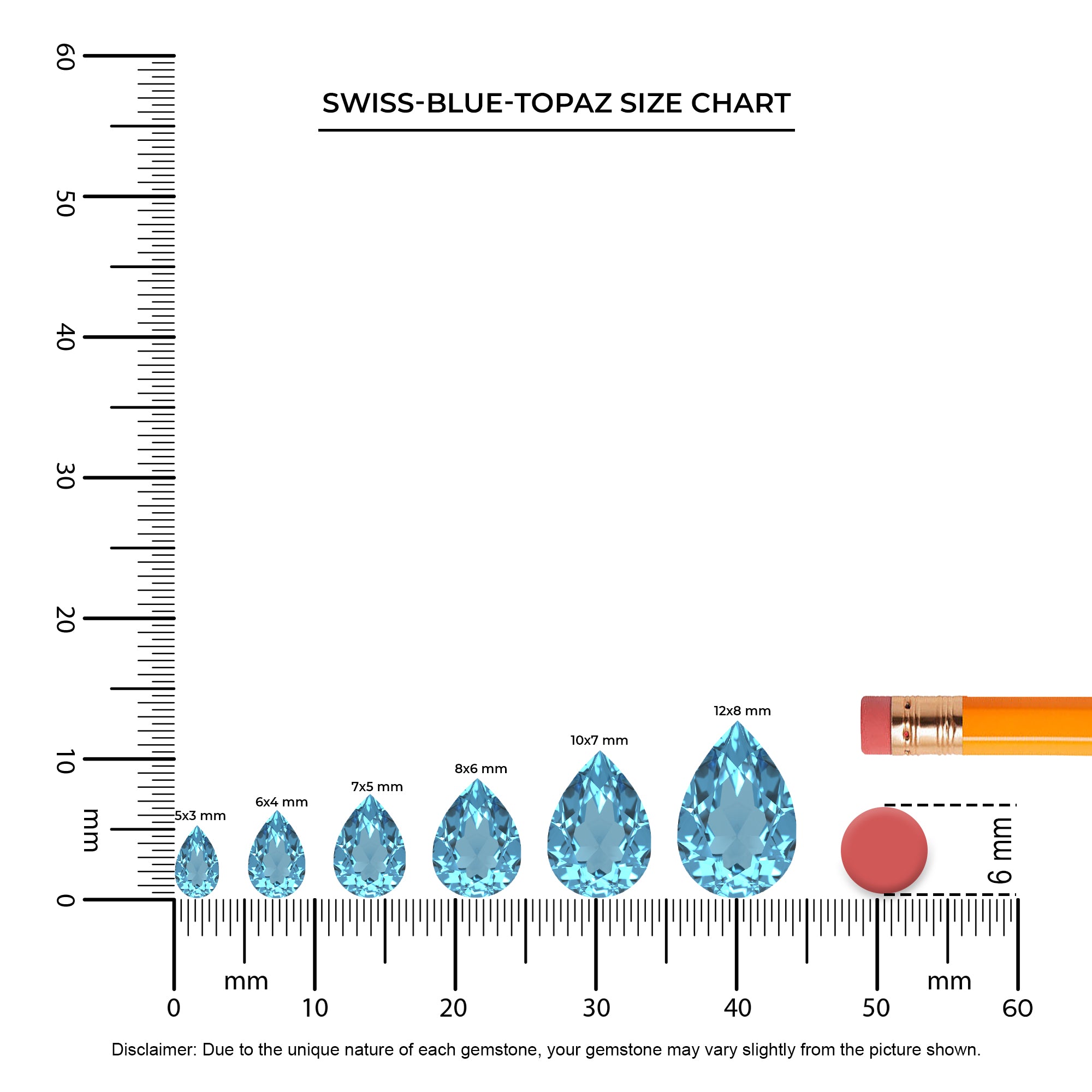 natural swiss blue topaz pear solitaire engagement ring