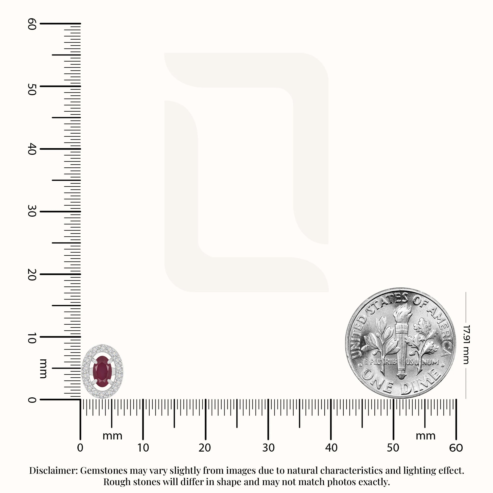 natural ruby halo stud earrings in sterling silver 