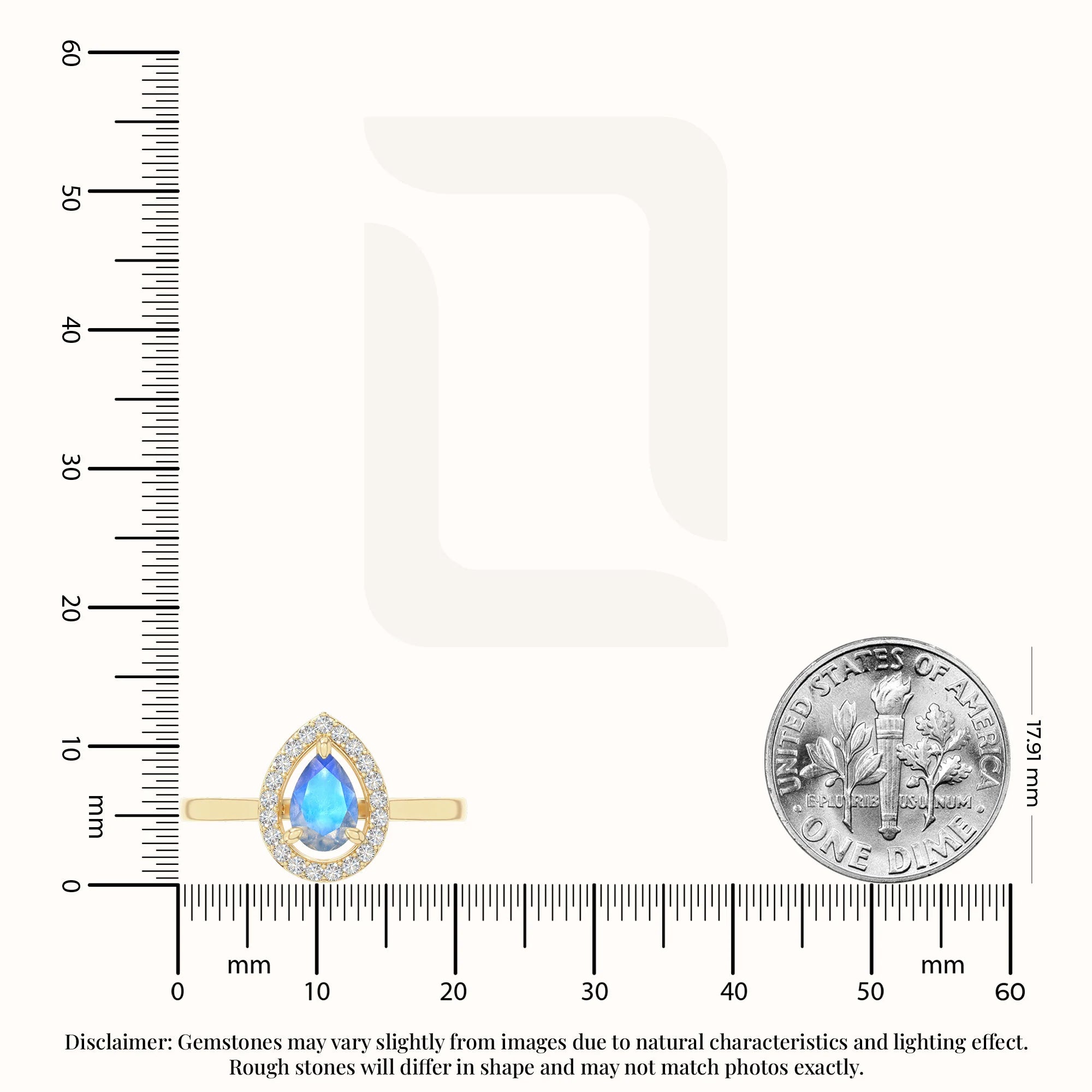 natural labradorite solitaire halo engagement rings in yellow gold vermeil