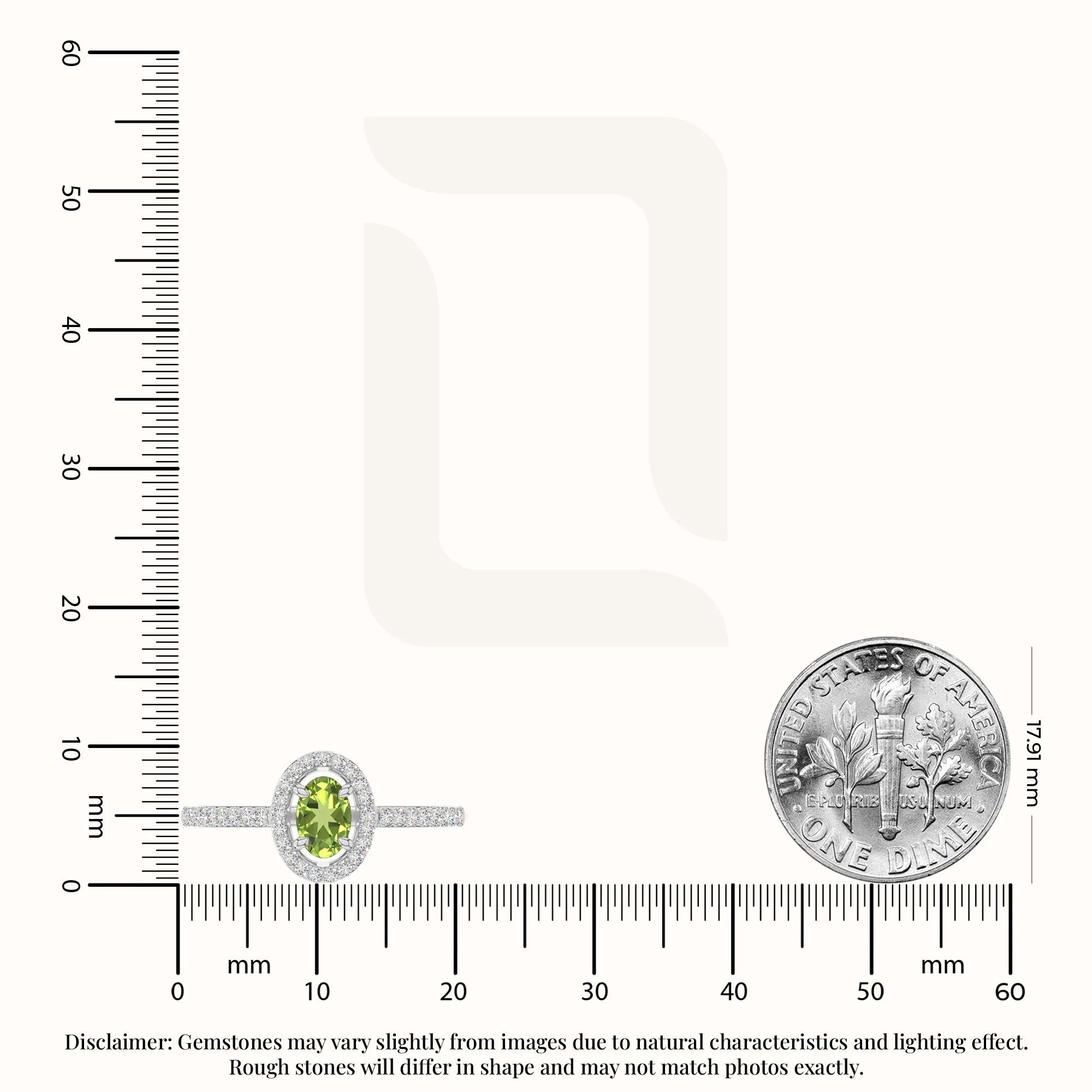 natural peridot solitaire halo engagement rings in sterling silver 
