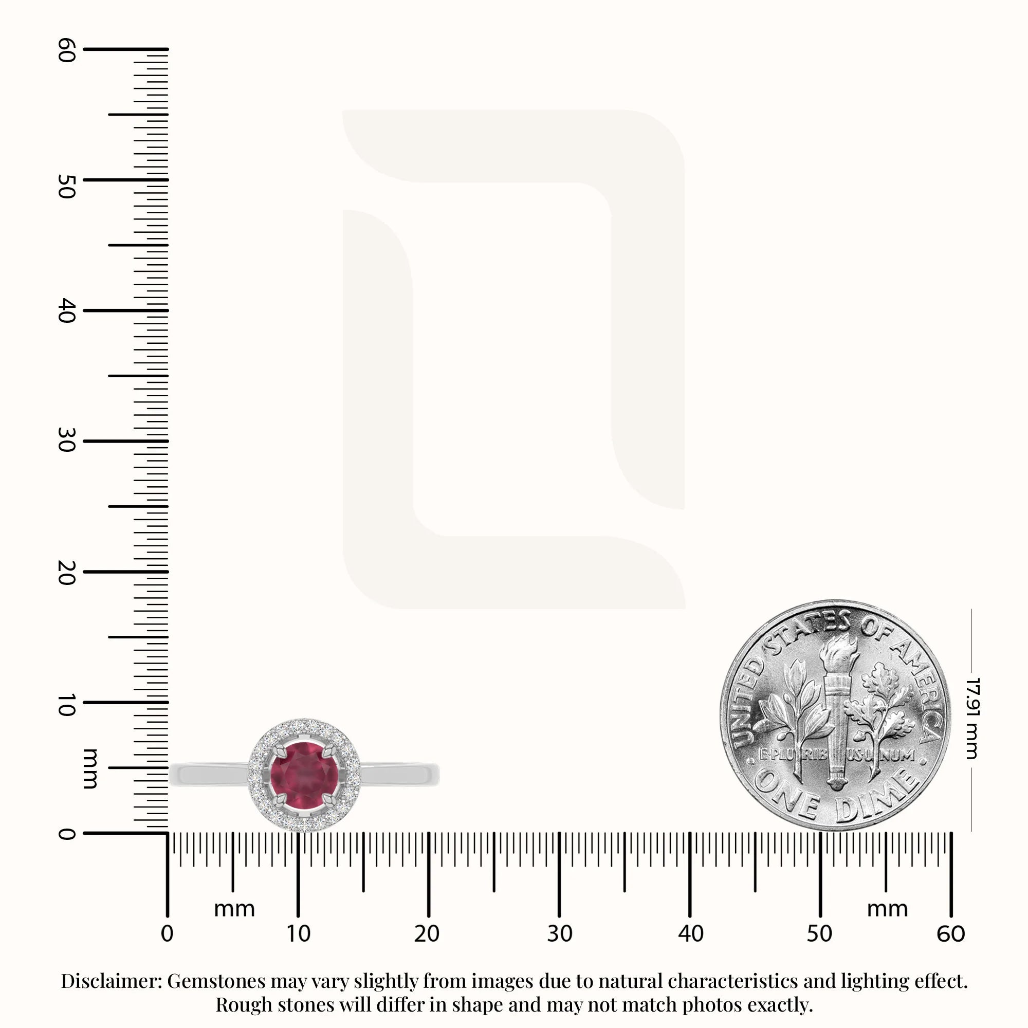 natural ruby solitaire halo engagement rings in sterling silver 