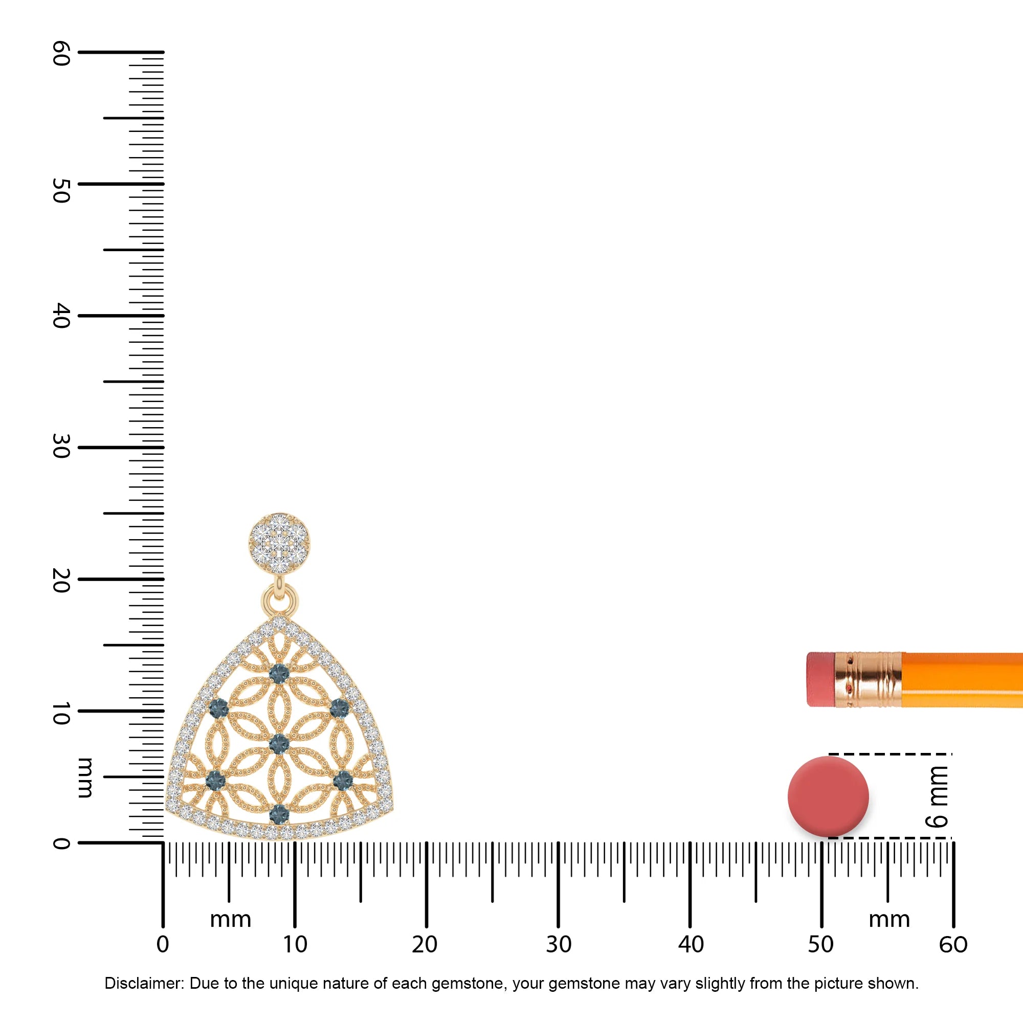 natural london-blue-topaz infinity love knot necklaces in yellow gold vermeil 