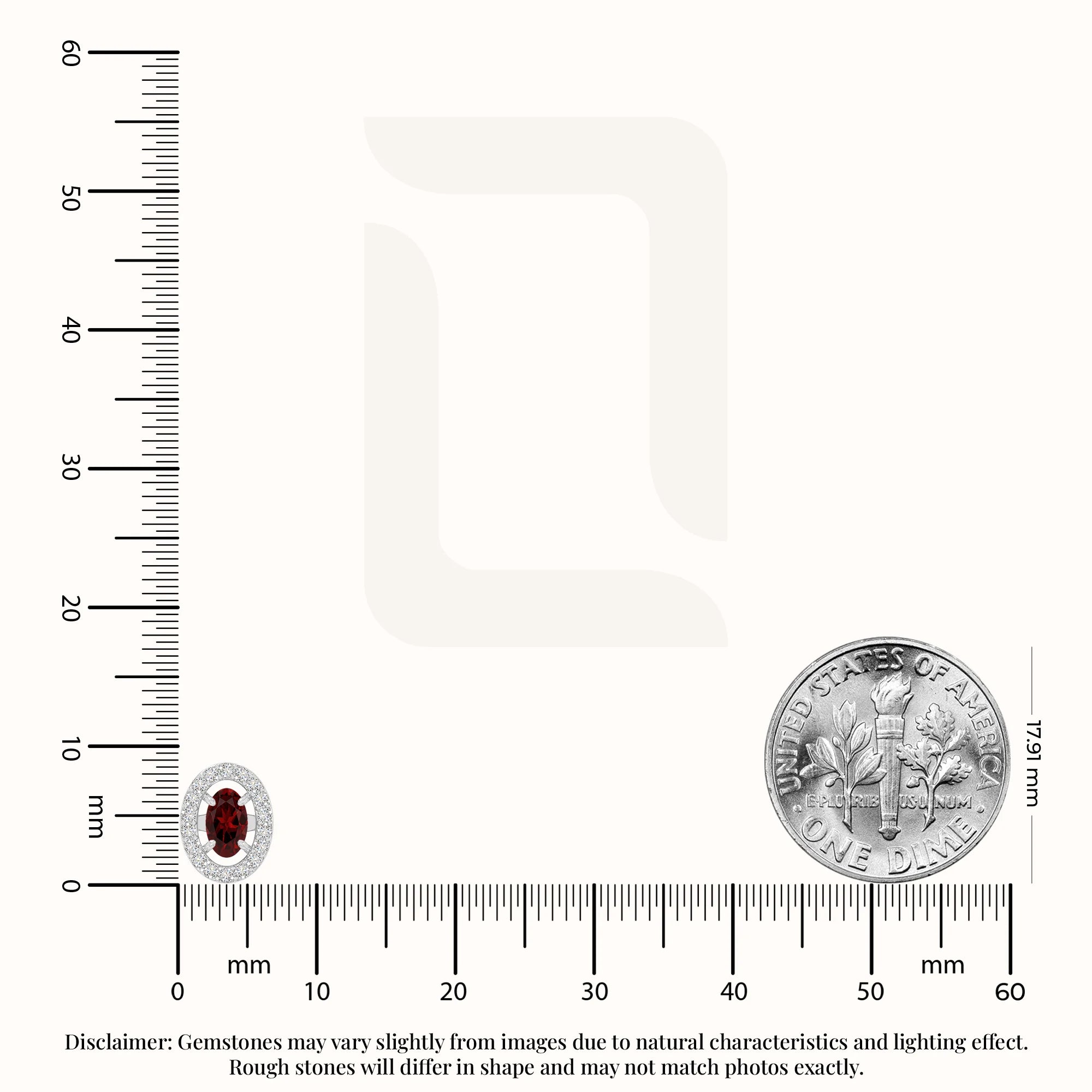natural garnet halo stud earrings in sterling silver 