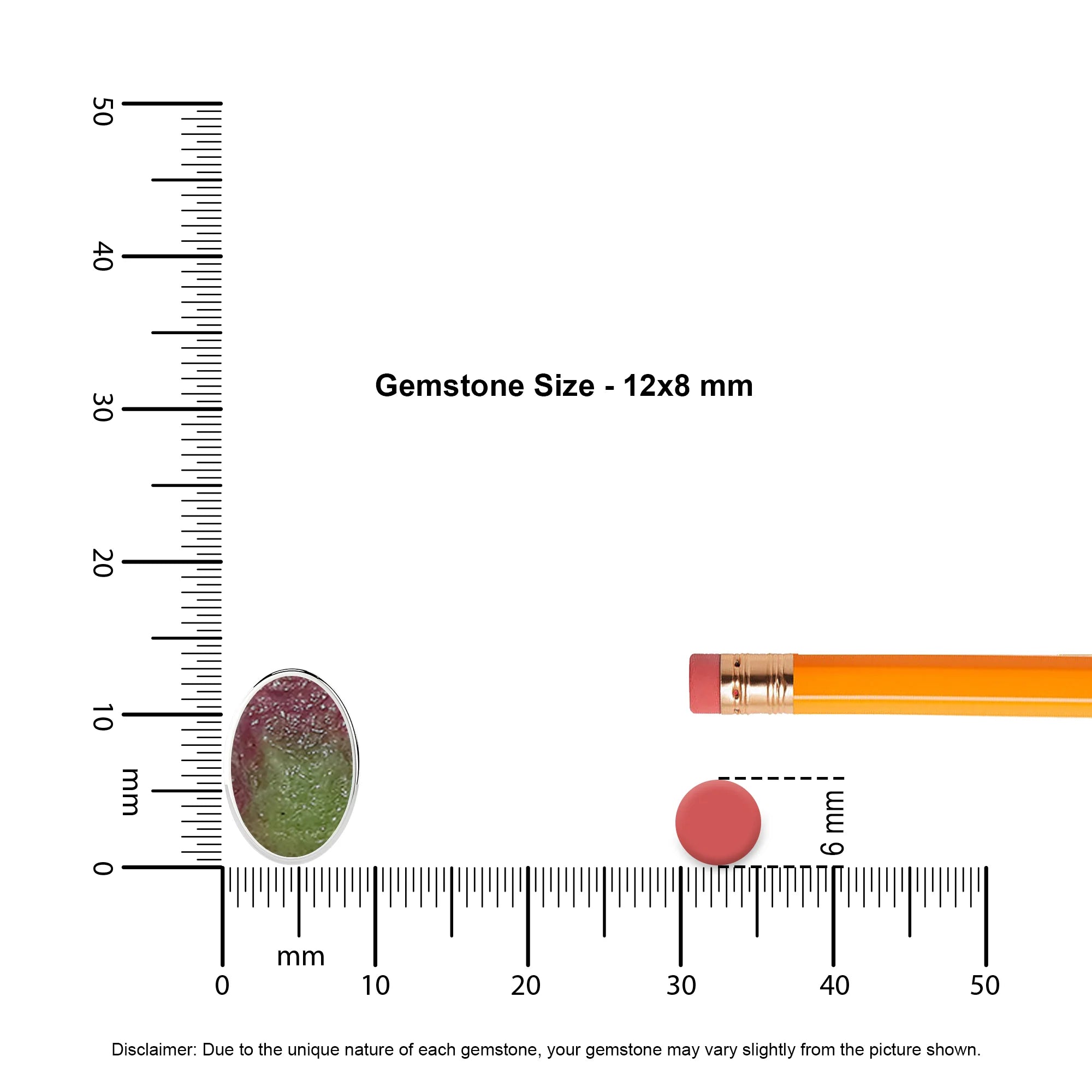 natural ruby-zoisite oval shape pendant necklace