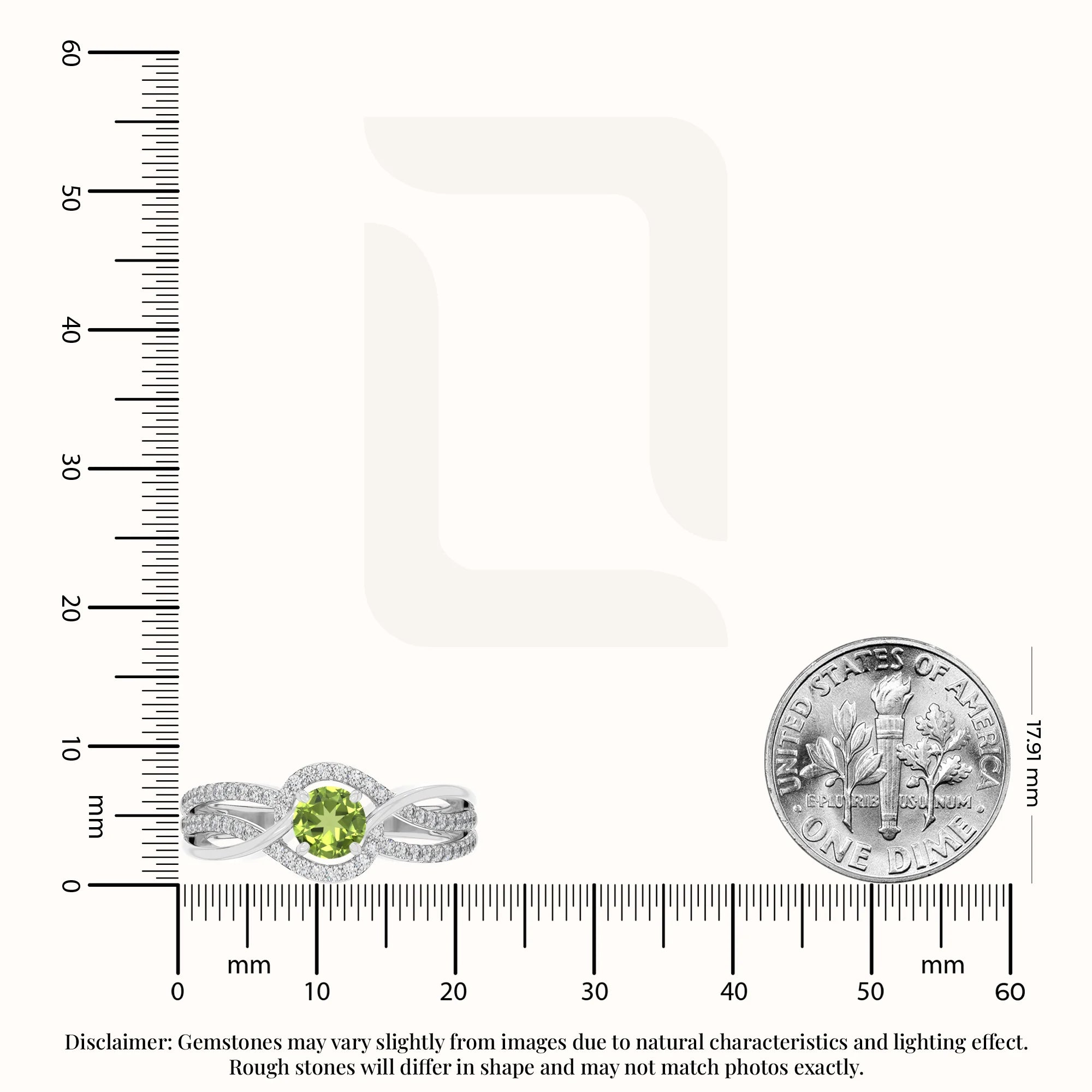 natural peridot solitaire engagement rings in sterling silver 