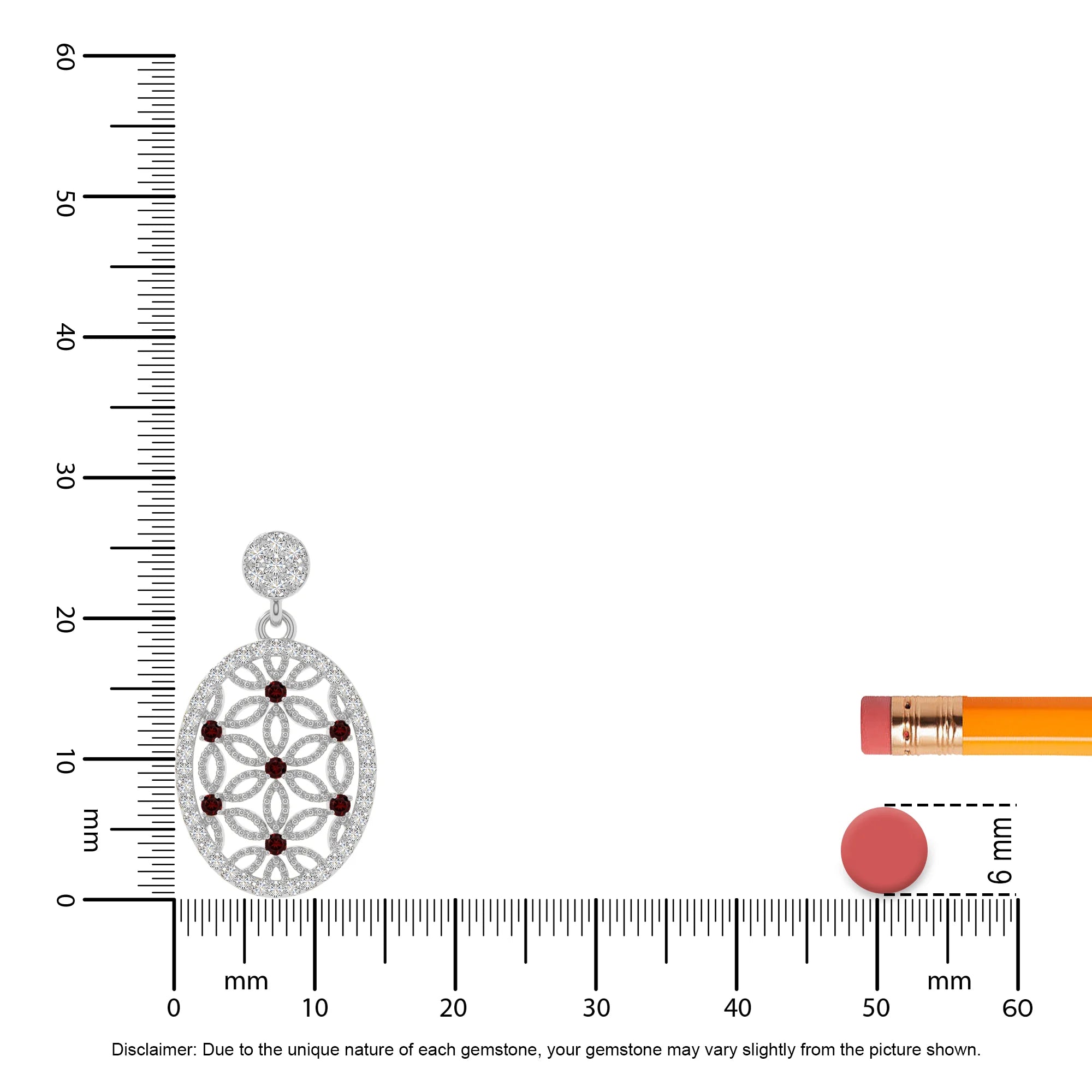 natural garnet infinity love knot necklaces in sterling silver 