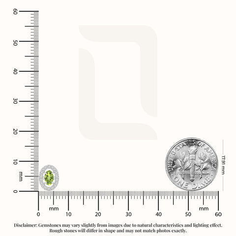 natural peridot halo stud earrings in sterling silver 