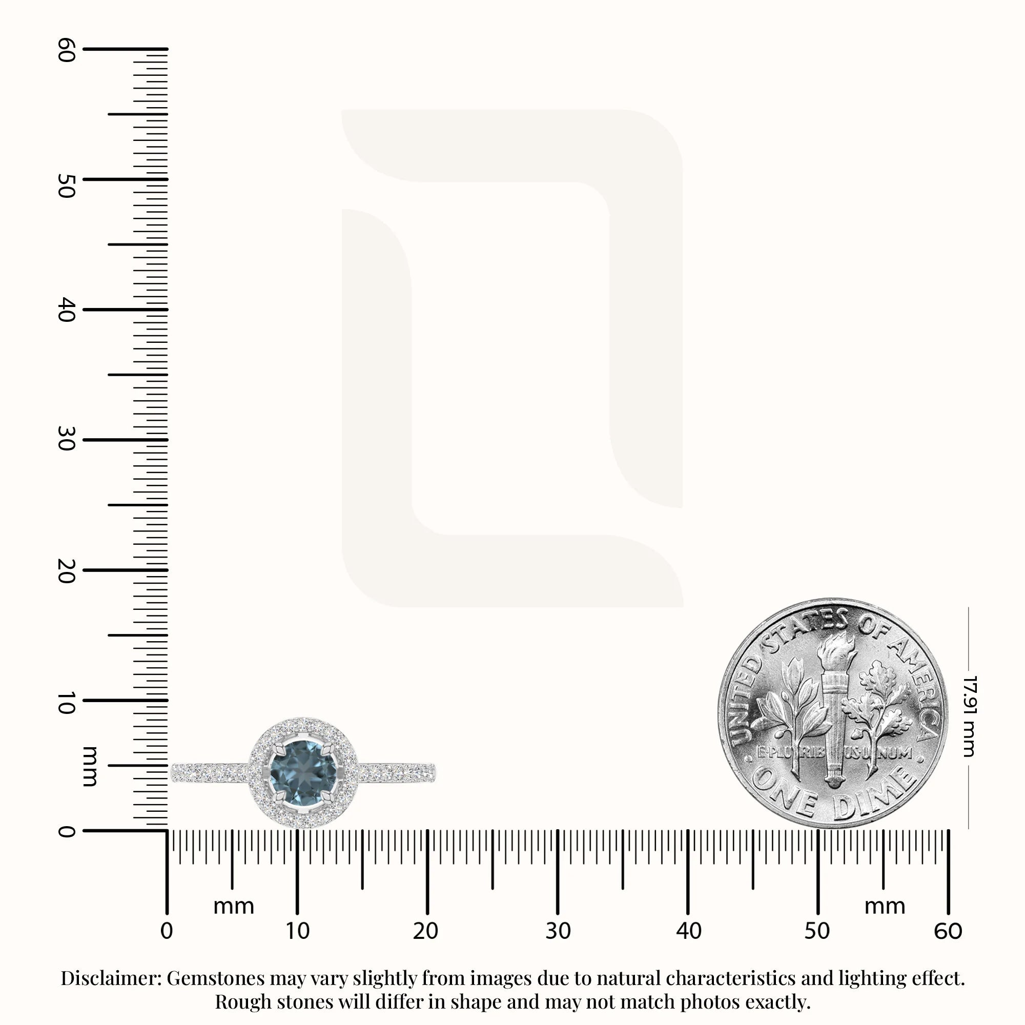natural london blue topaz solitaire halo engagement rings in sterling silver 